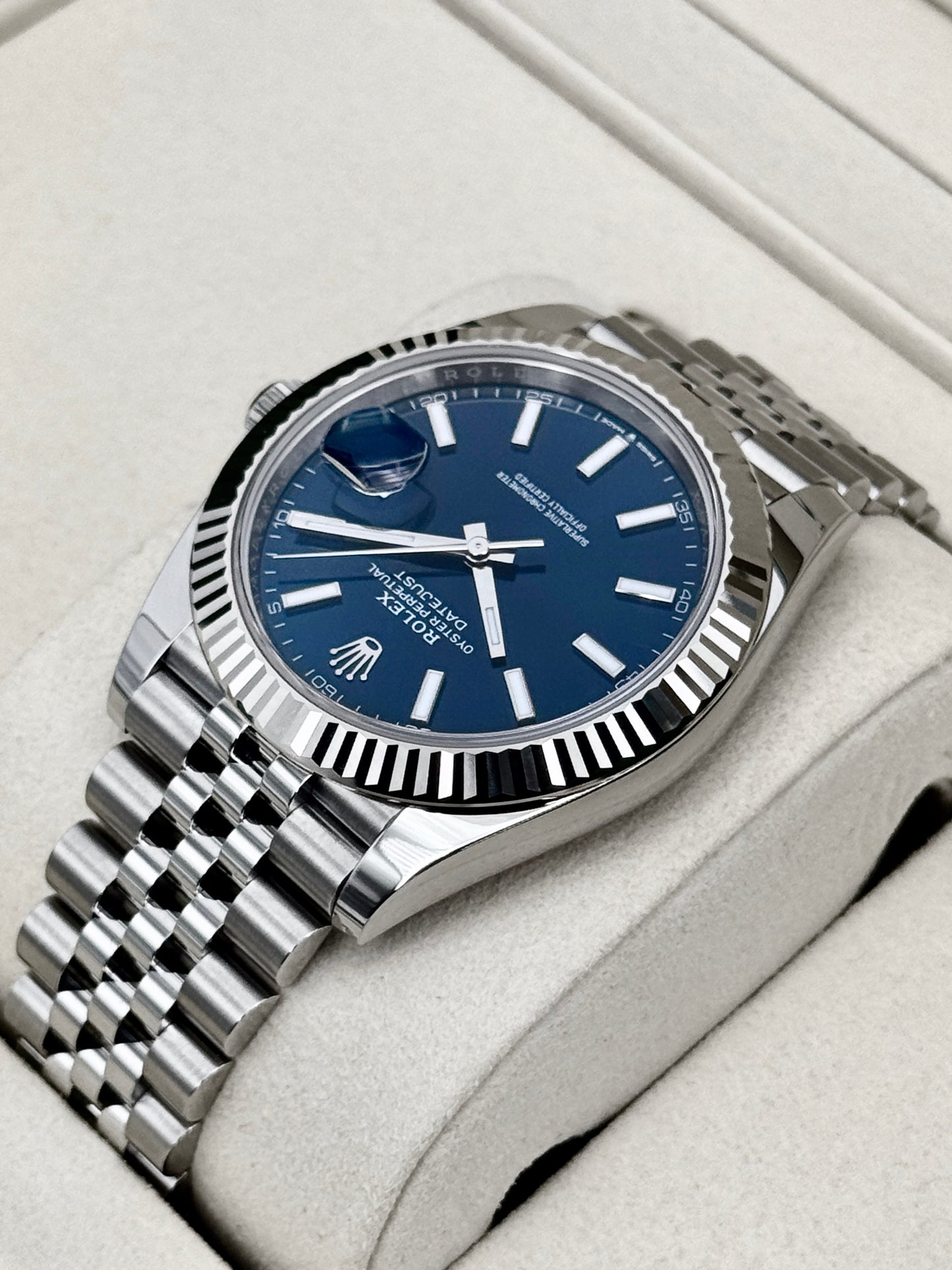 2026 Rolex Datejust 41mm 126334 Stainless Steel Jubilee Blue Dial