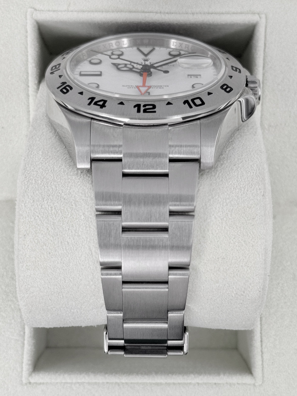 2012 Rolex Explorer II 42mm 216570 Stainless Steel Polar White Dial