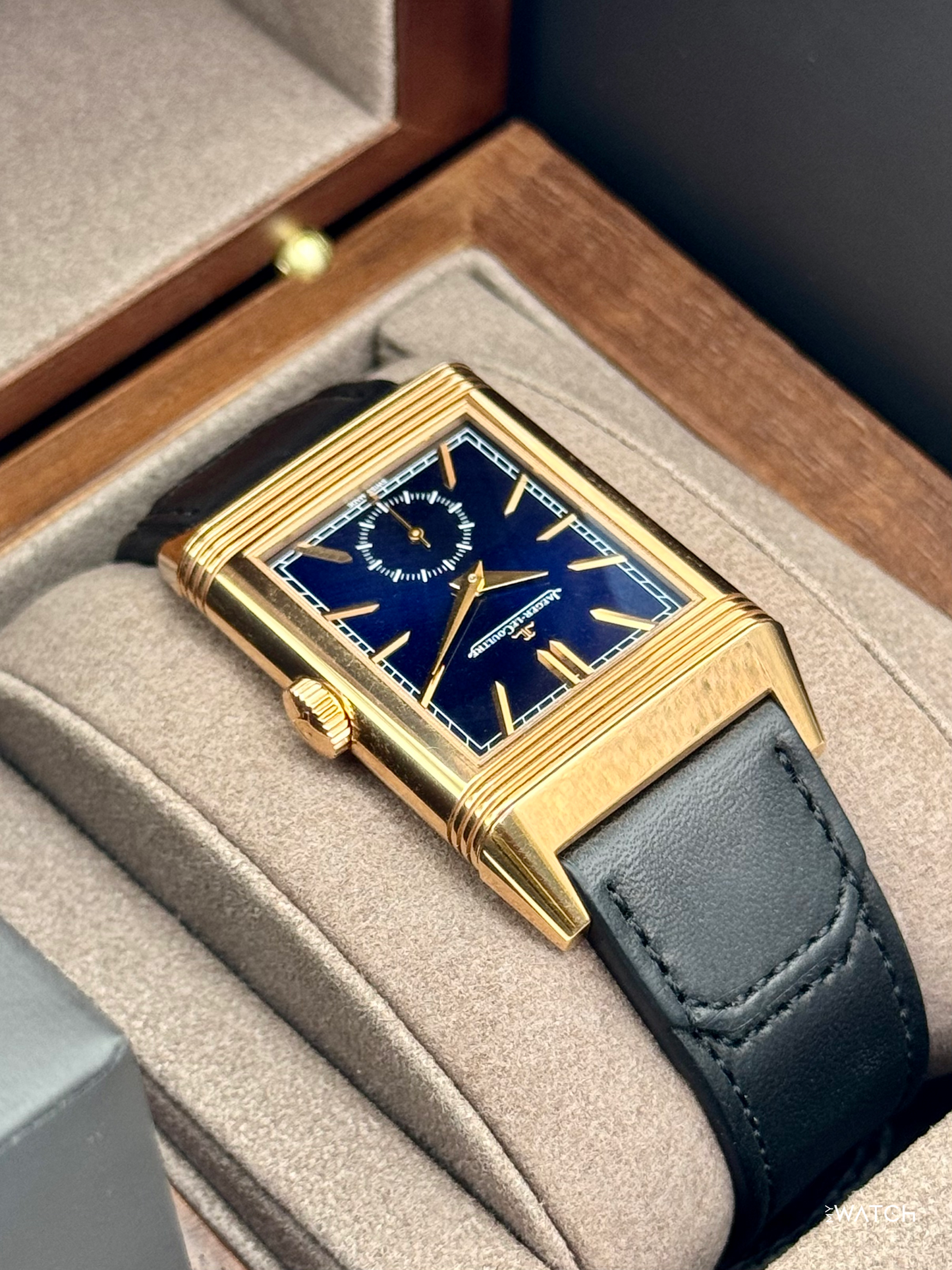 2024 Jaeger-Coultre Reverso Tribute 47mm Q3982590 Rose Gold Blue Dial