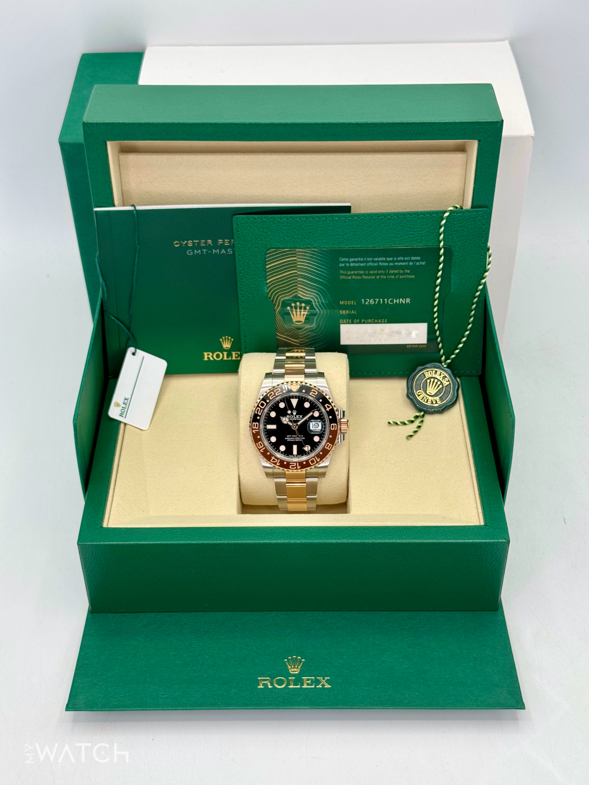 NEW 2025 Rolex GMT-Master II "Rootbeer" 40mm 126711CHNR Two-Tone - MyWatchLLC