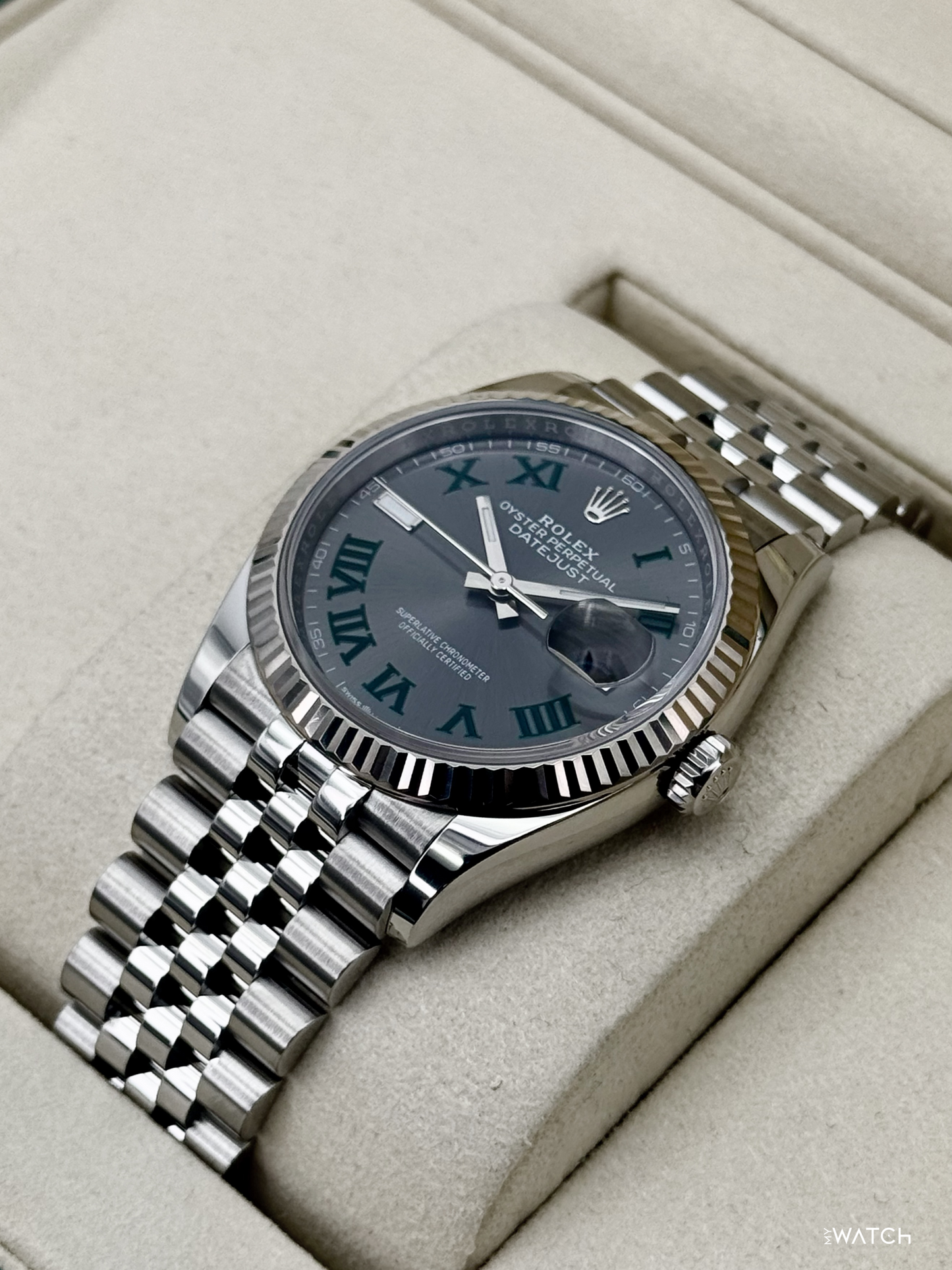 2025 Rolex Datejust 36mm 126234 Jubilee Wimbledon Dial - MyWatchLLC
