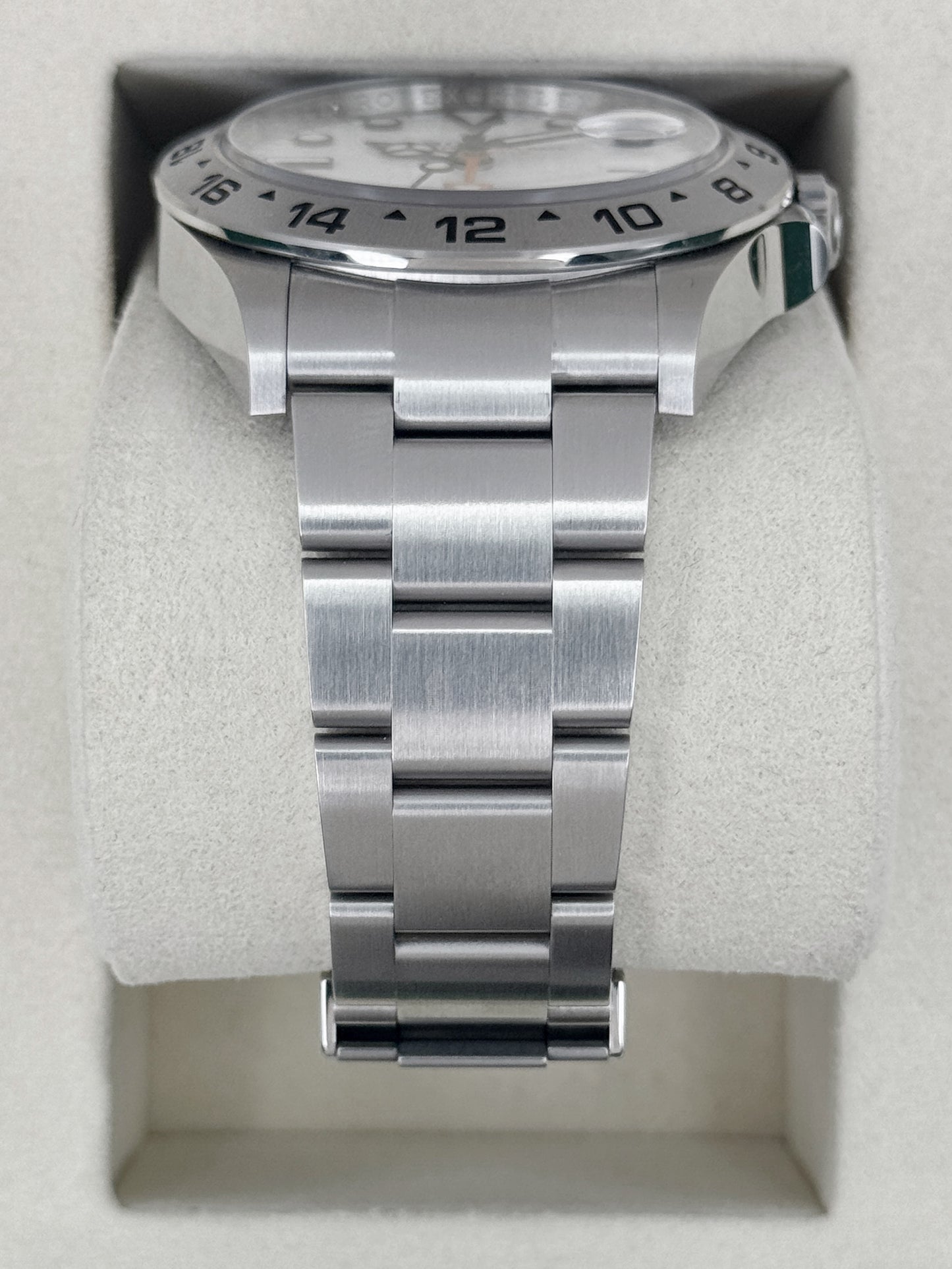2026 Rolex Explorer II 42mm 226570 Stainless Steel Polar White Dial