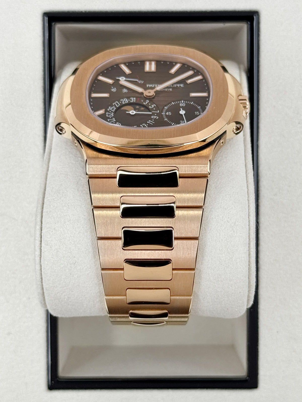 NEW 2026 Patek Philippe Nautilus 40mm 5712/1R Rose Gold Brown Dial - MyWatchLLC