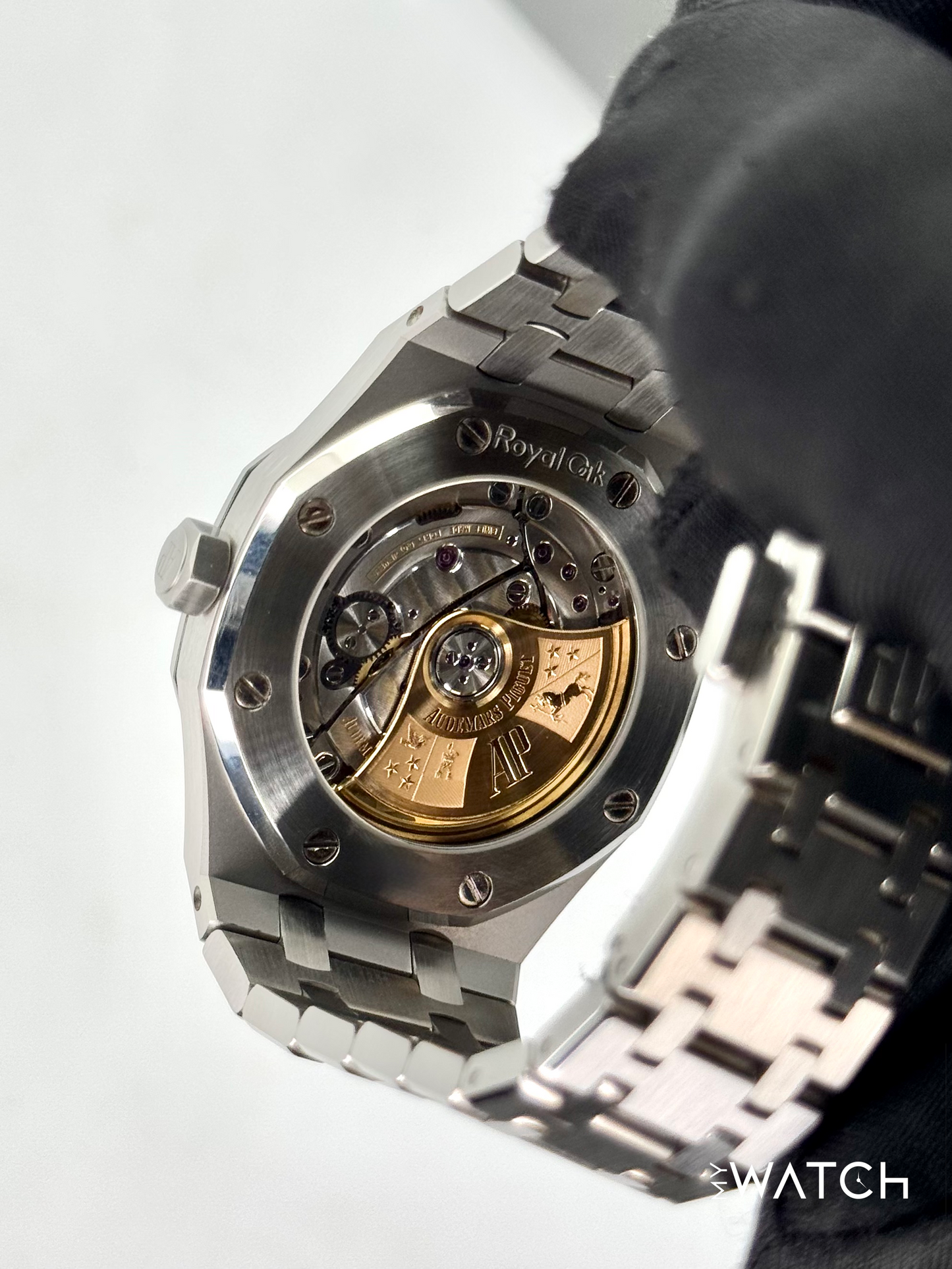 2016 Audemars Piguet  Royal Oak  37mm 15450ST Stainless Steel White Dial