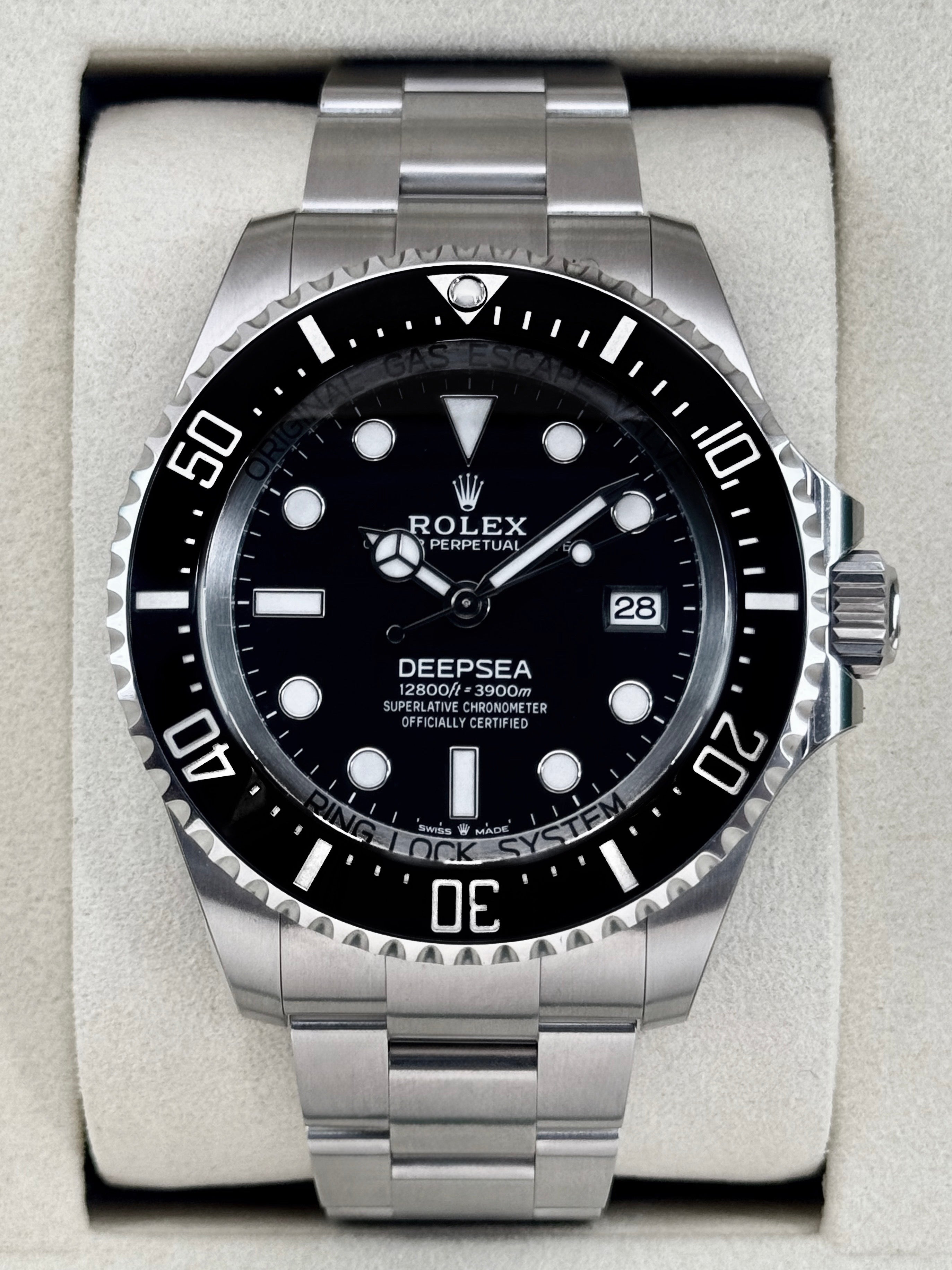 NEW 2026 Rolex Deepsea 44mm 136660 Stainless Steel Black Dial (STICKER