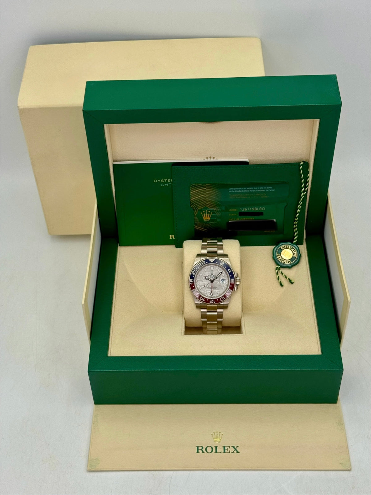 2024 Rolex GMT-Master II "Pepsi" 40mm 126719BLRO Meteorite Dial