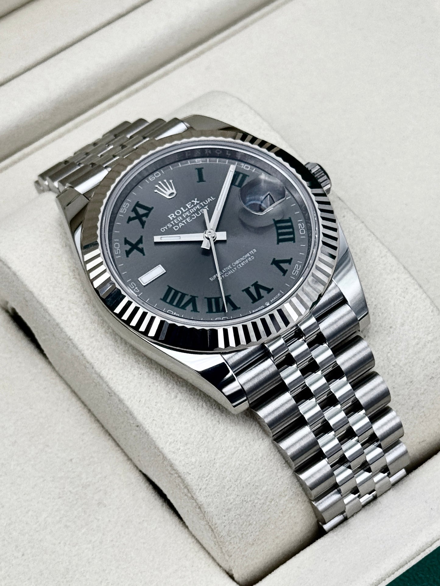 NEW 2026 Rolex Datejust 41mm 126334 Jubilee Wimbledon Dial (STICKERED)