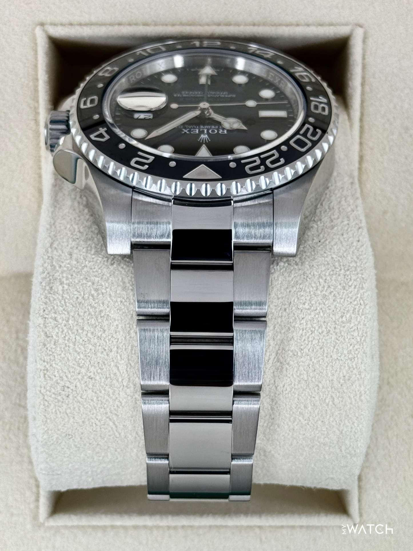 Rolex GMT-Master II 40mm 116710LN Stainless Steel Black Dial - MyWatchLLC
