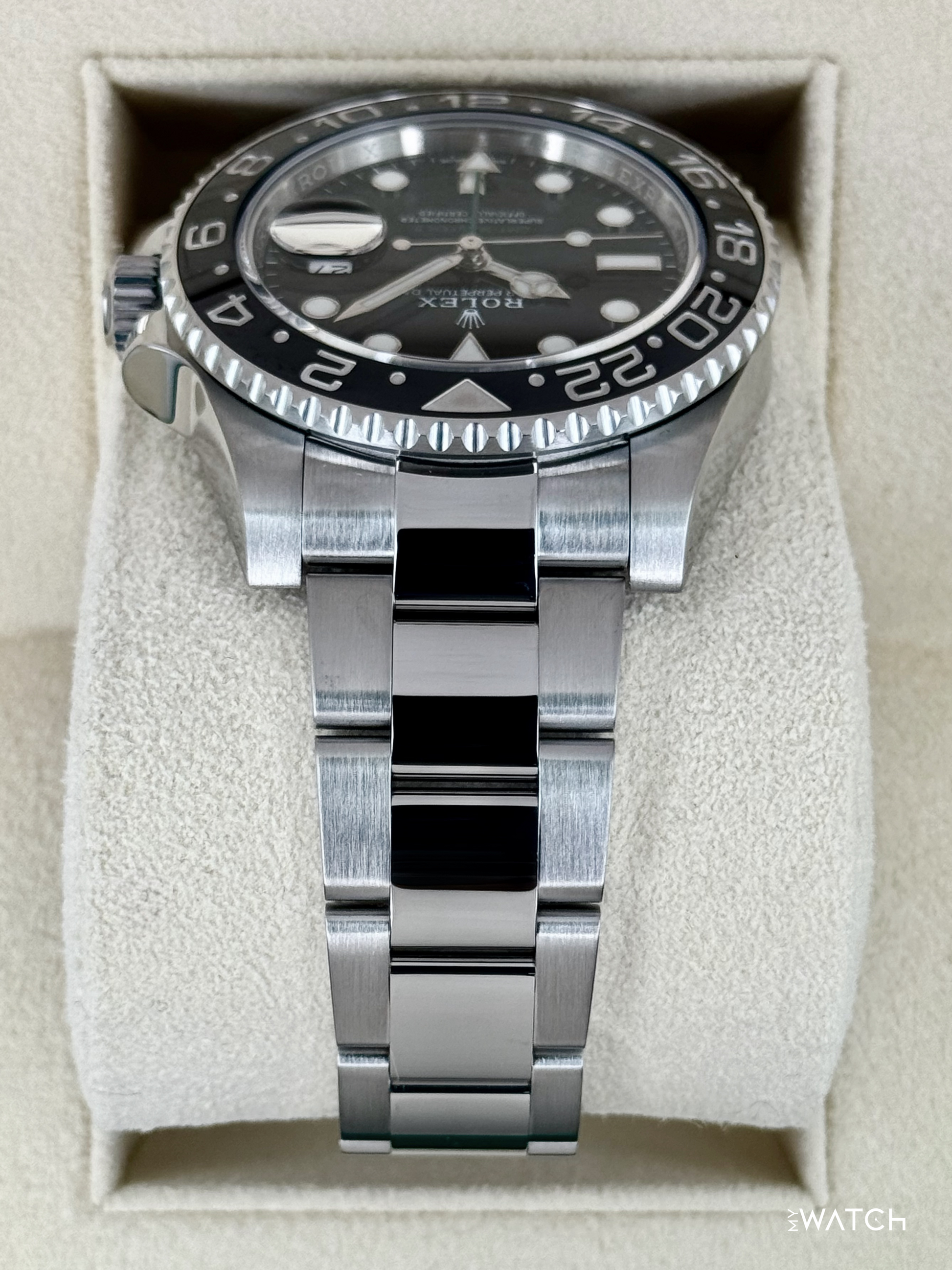 Rolex GMT-Master II 40mm 116710LN Stainless Steel Black Dial - MyWatchLLC