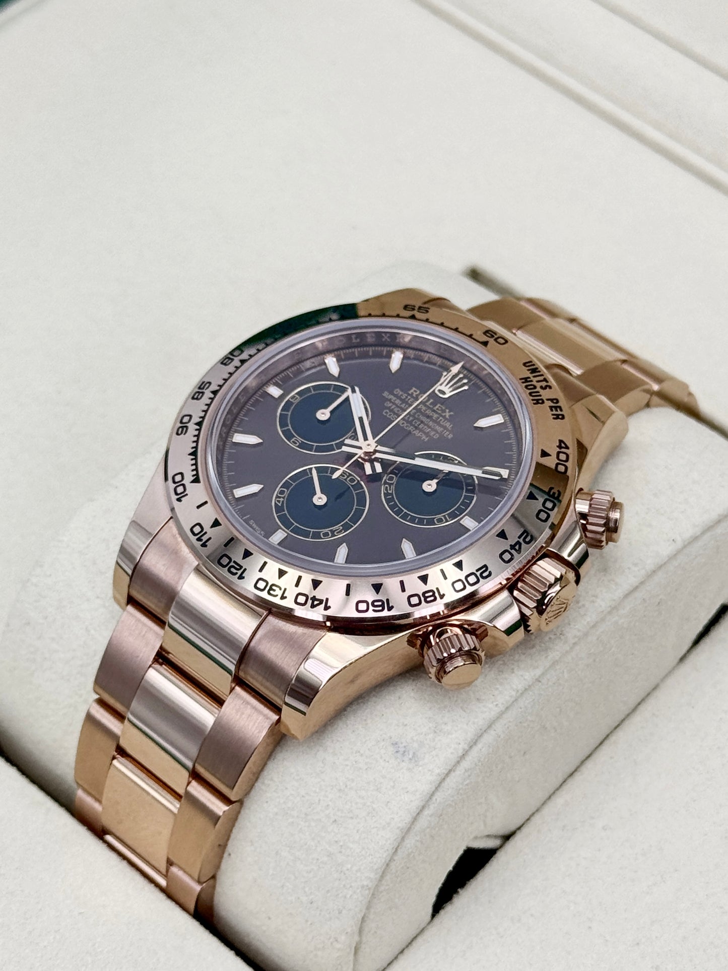 2025 Rolex Daytona 40mm 126505 Rose Gold Chocolate Dial