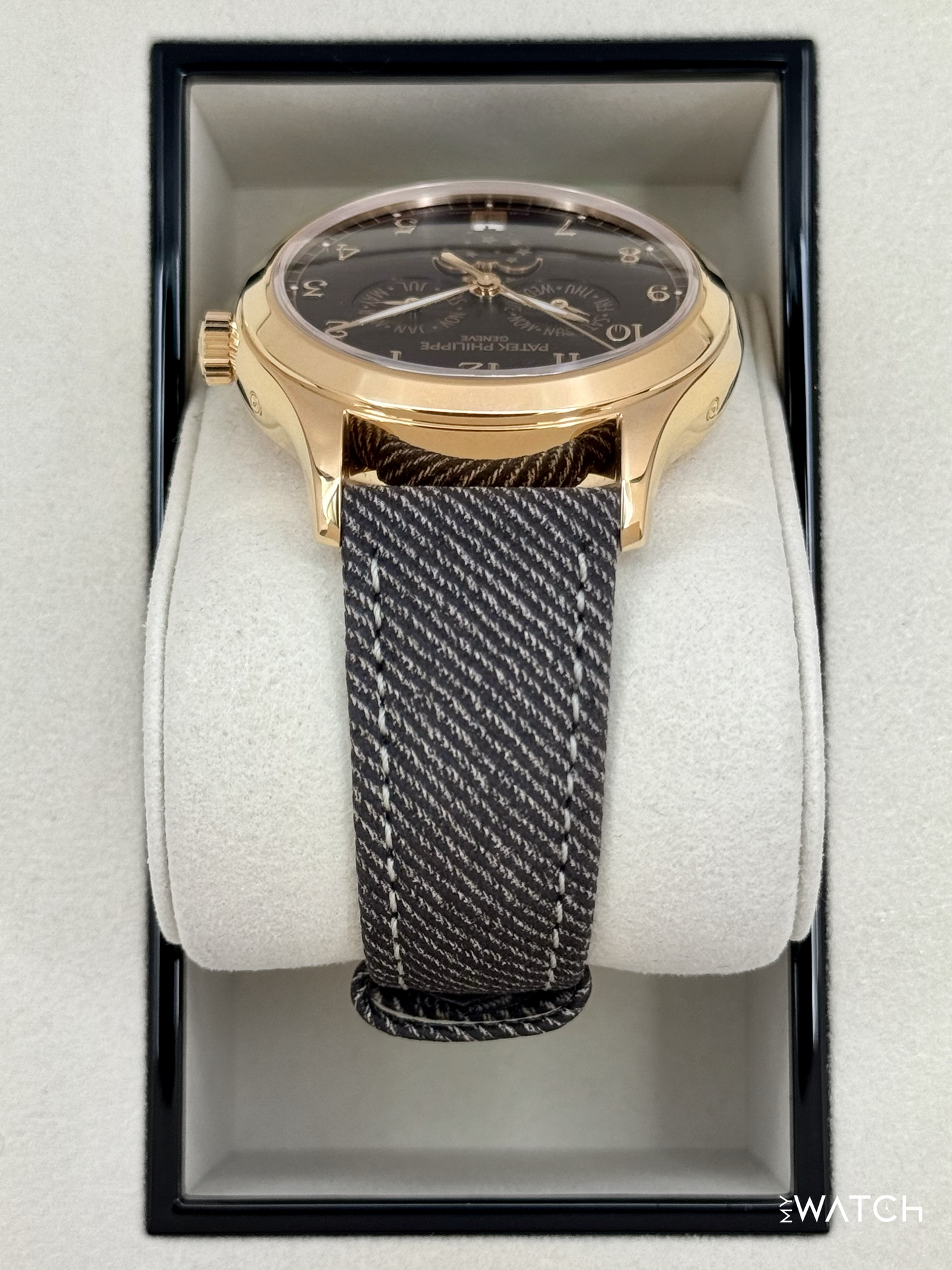 NEW 2026 Patek Philippe Annual Calendar 39mm 4946R Rose Gold Brown Dial - MyWatchLLC