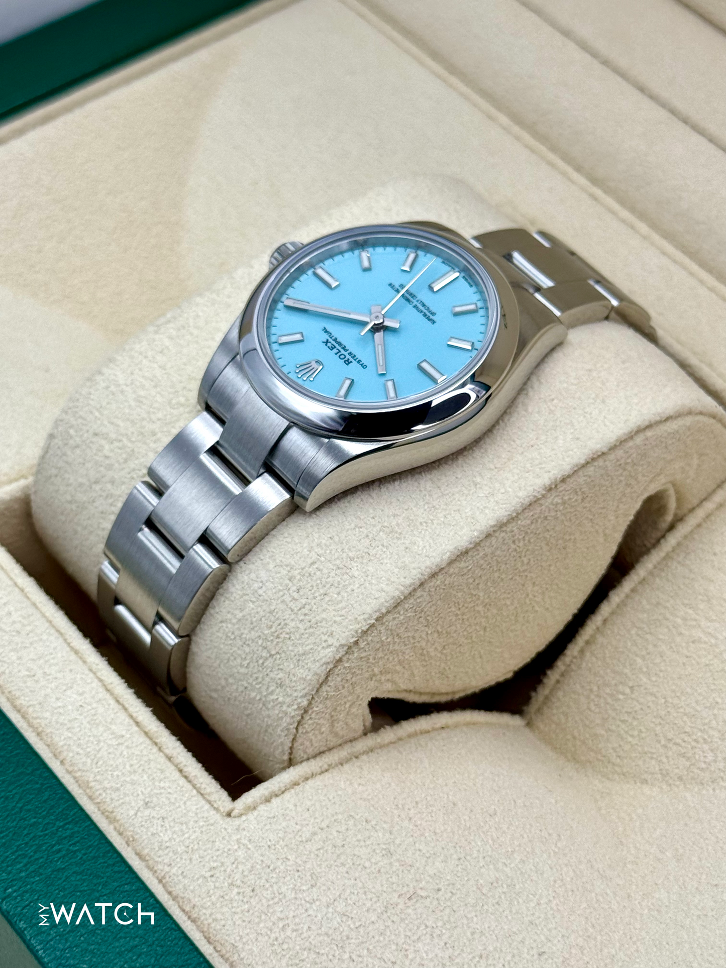 2023 Rolex Oyster Perpetual 31mm 277200 Turquoise Tiffany Blue Dial