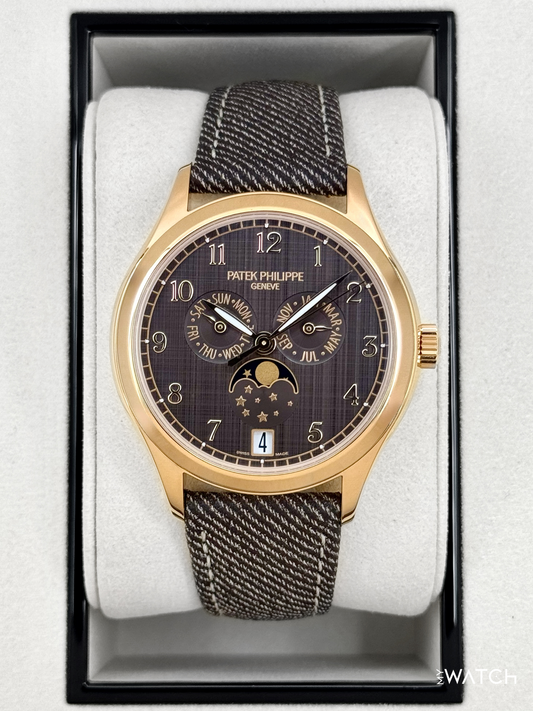 NEW 2026 Patek Philippe Annual Calendar 39mm 4946R Rose Gold Brown Dial - MyWatchLLC