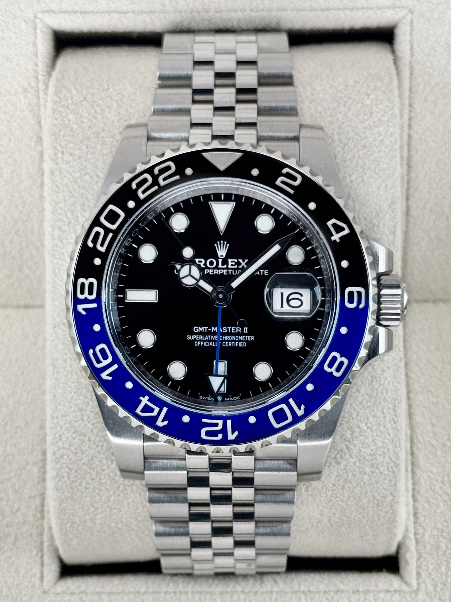 2021 Rolex GMT-Master II Batgirl 40mm 126710BLNR Jubilee