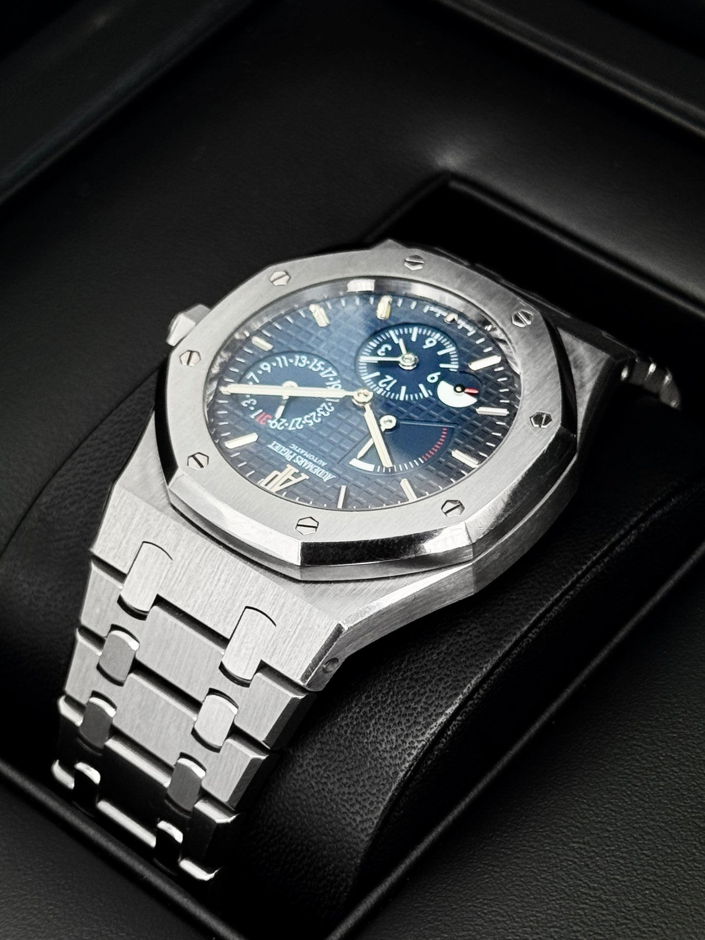 2013 Audemars Piguet Royal Oak Dual Time 39mm 26120ST Blue Dial