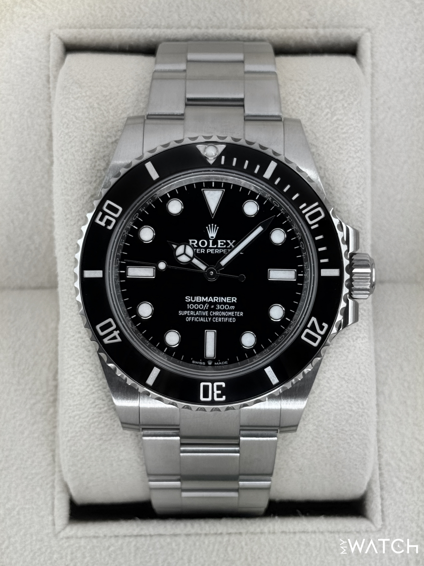 2025 Rolex Submariner 41mm 124060 Stainless Steel Black Dial - MyWatchLLC