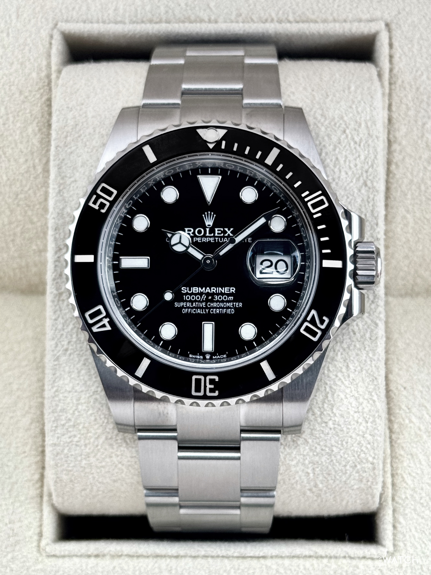 2022 Rolex Submariner 41mm 126610LN Stainless Steel Black Dial