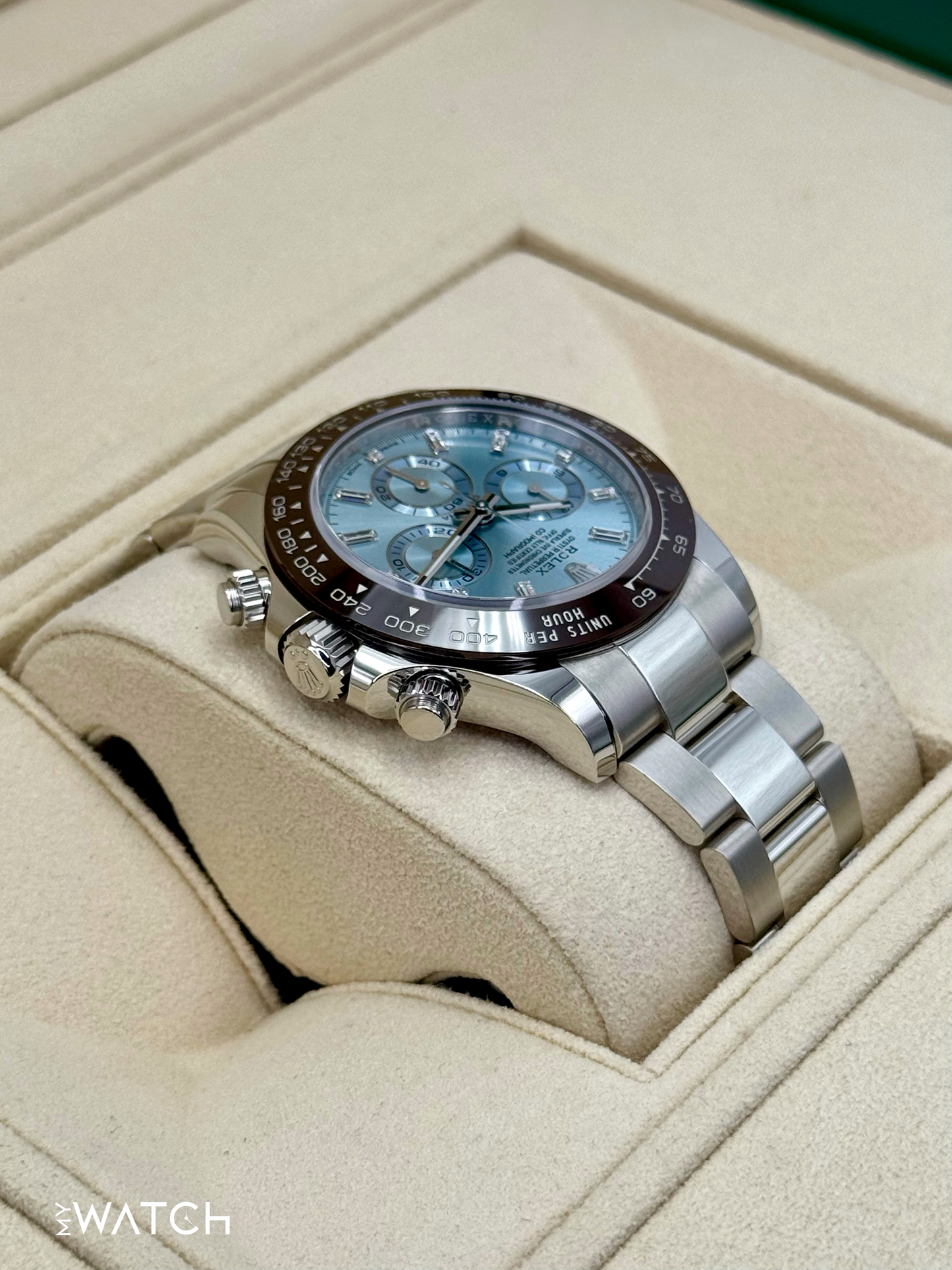 2022 Rolex Daytona 40mm 116506 Platinum Ice Blue Diamond Dial