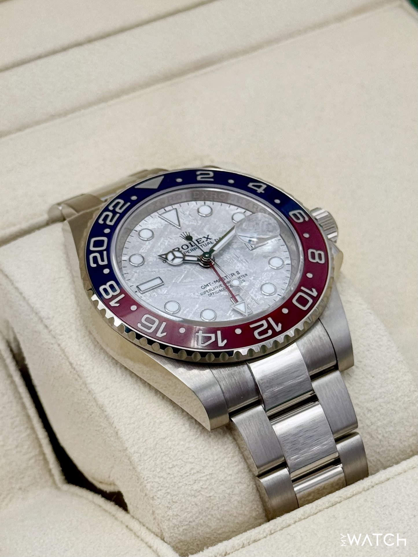 2025 Rolex GMT-Master II "Pepsi" 40mm 126719BLRO Meteorite Dial