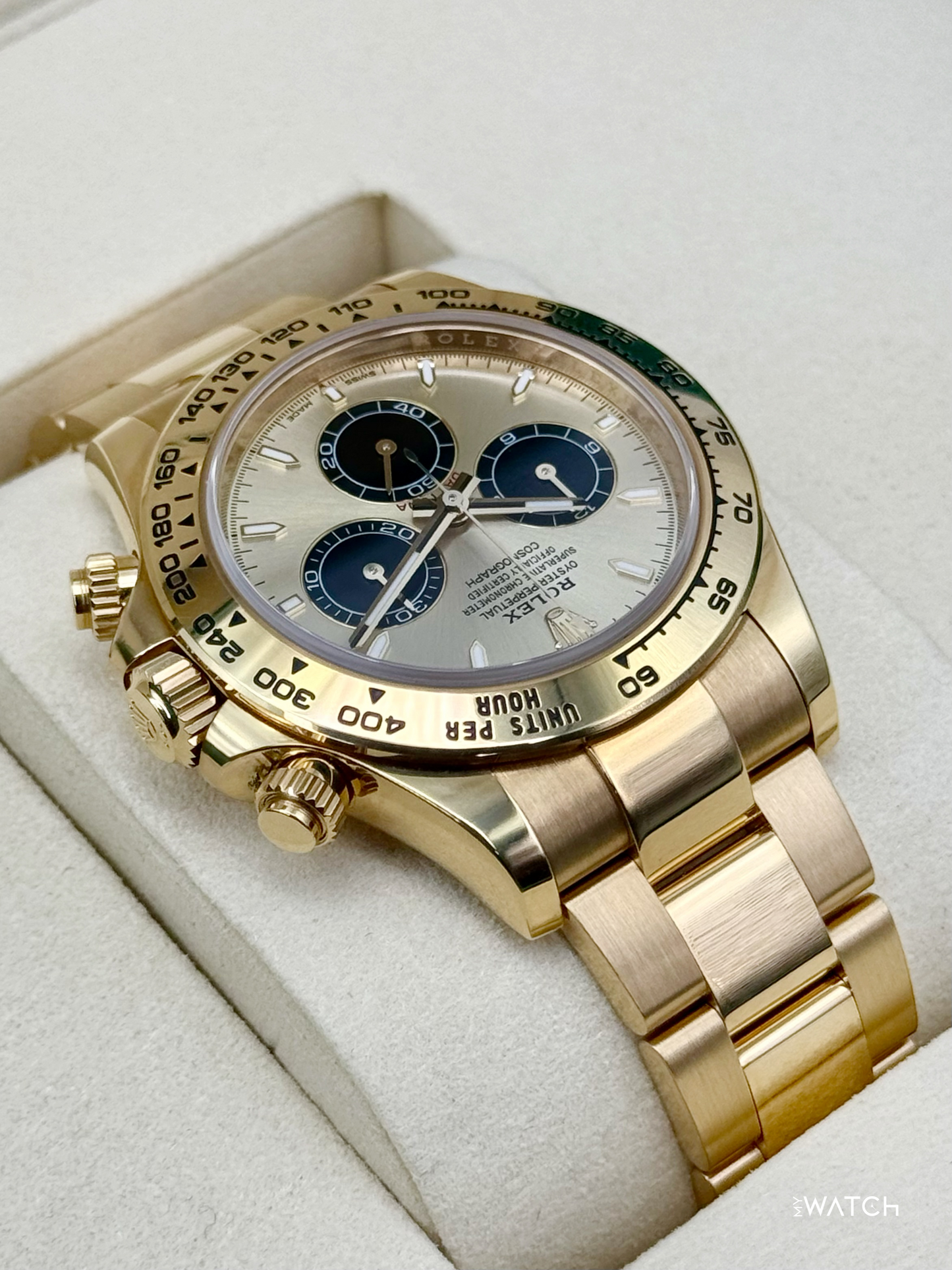 2025 Rolex Daytona 40mm 126508 18K Yellow Gold Champagne "Pikachu" Dial - MyWatchLLC