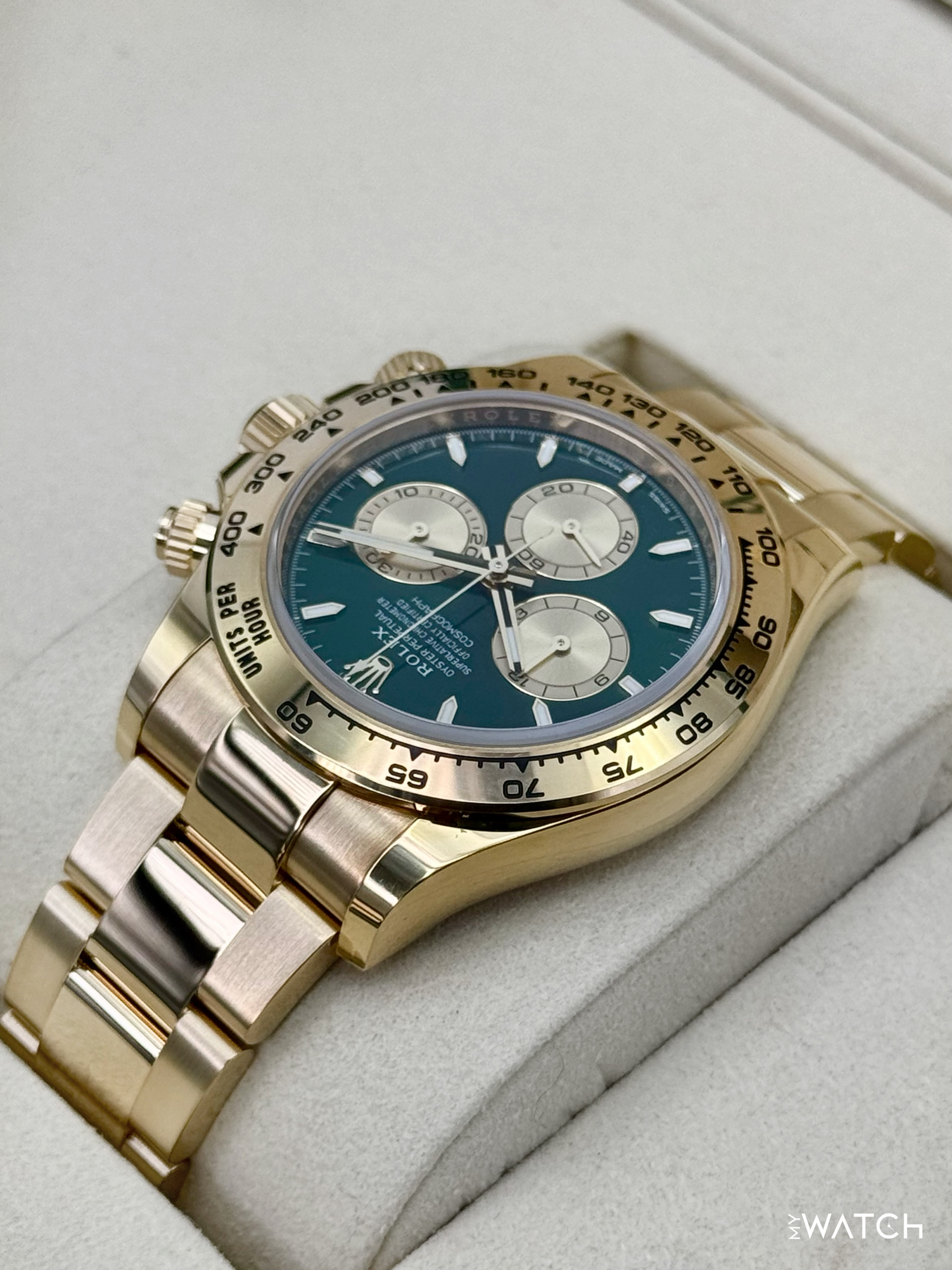 2025 Rolex Daytona "John Mayer" 40mm 126508 Yellow Gold Green Dial - MyWatchLLC