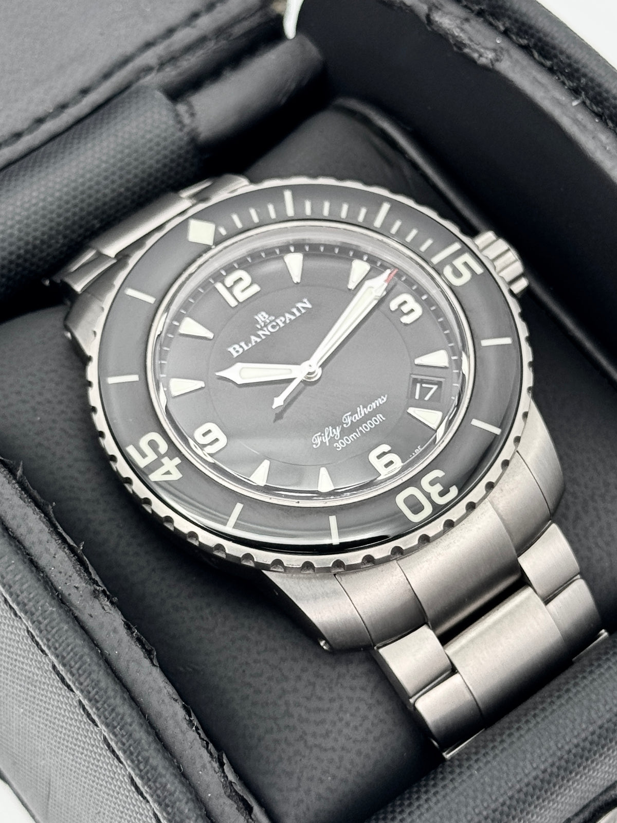 2024 Blancpain Fifty Fathoms Automatique 45mm 5015-12B30-98B Titanium Black Dial