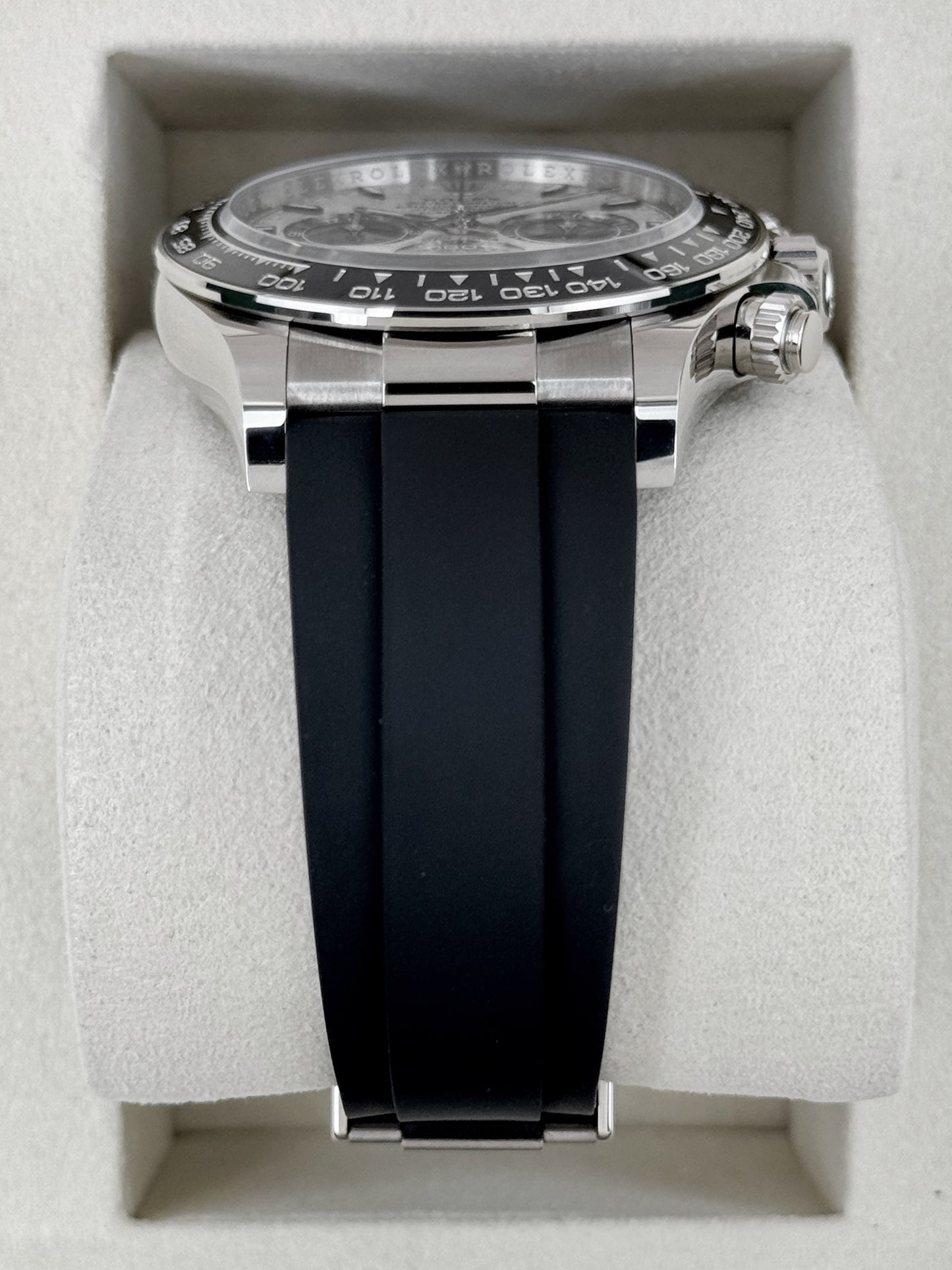 NEW 2026 Rolex Daytona 40mm 126519LN White Gold Oysterflex Meteorite Dial (NEW STYLE CARD)