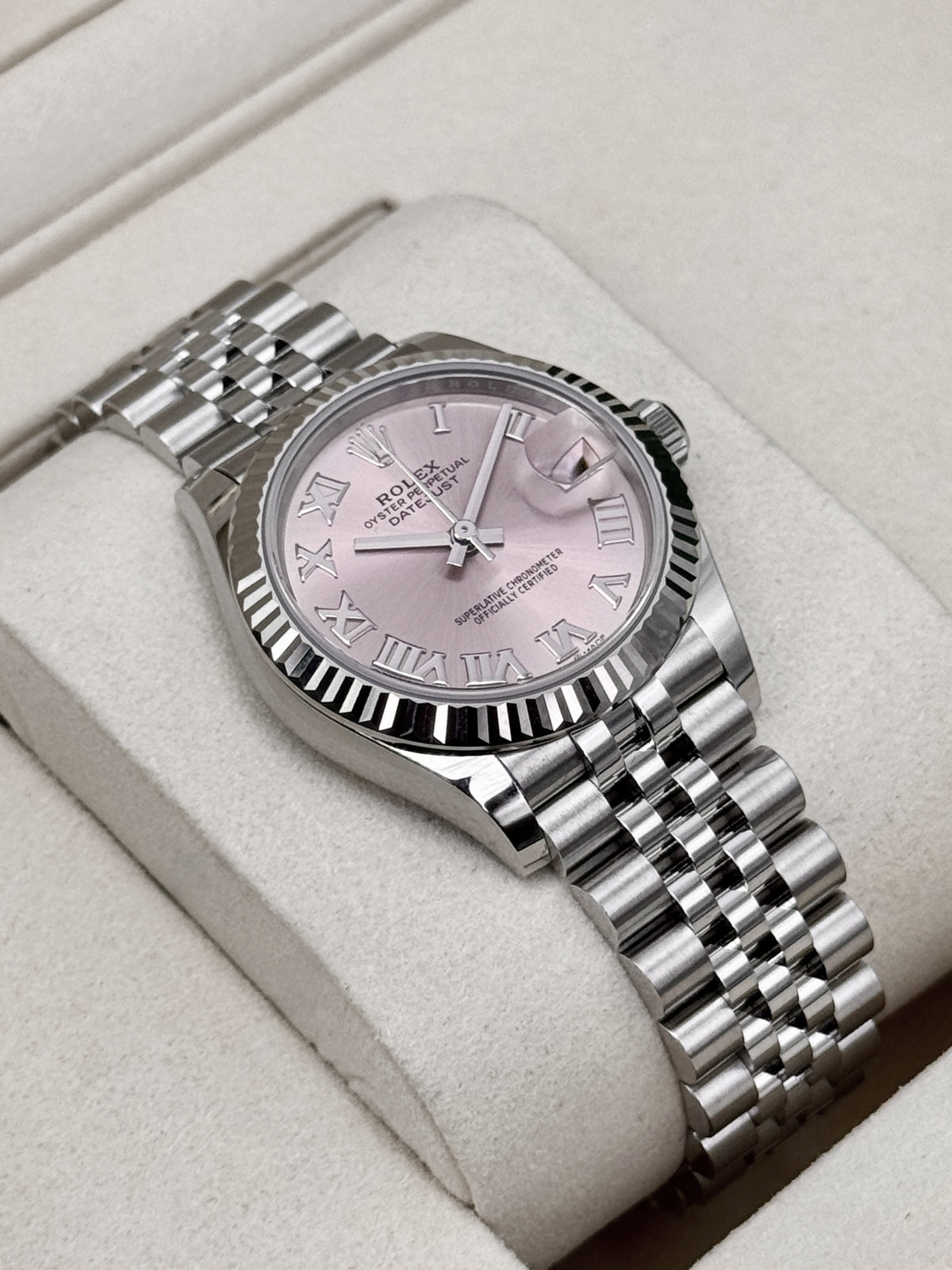 NEW 2026 Rolex Datejust 31mm 278274 Stainless Steel Jubilee Pink Dial