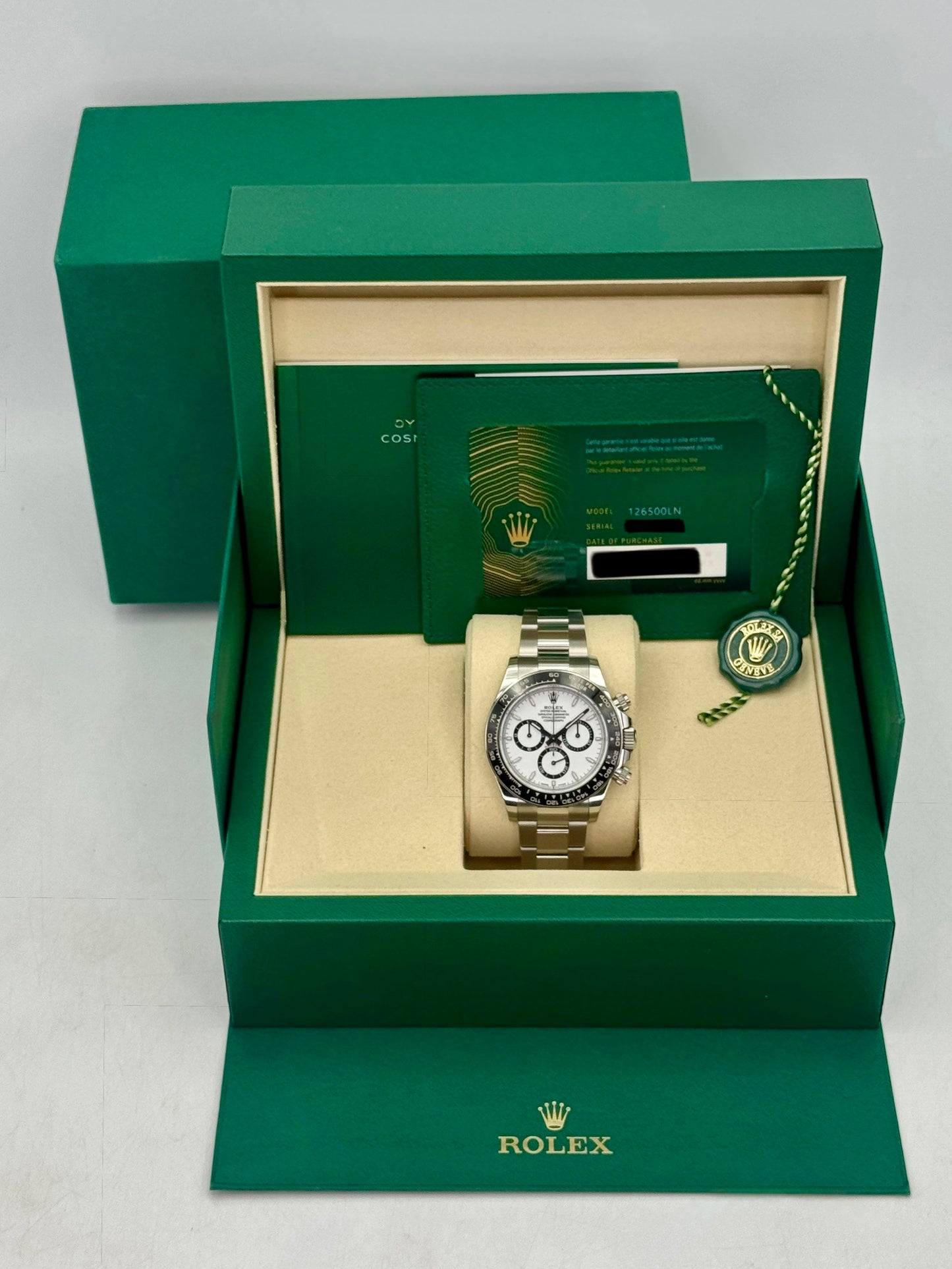 2026 Rolex Daytona 40mm 126500LN Stainless Steel Panda Dial
