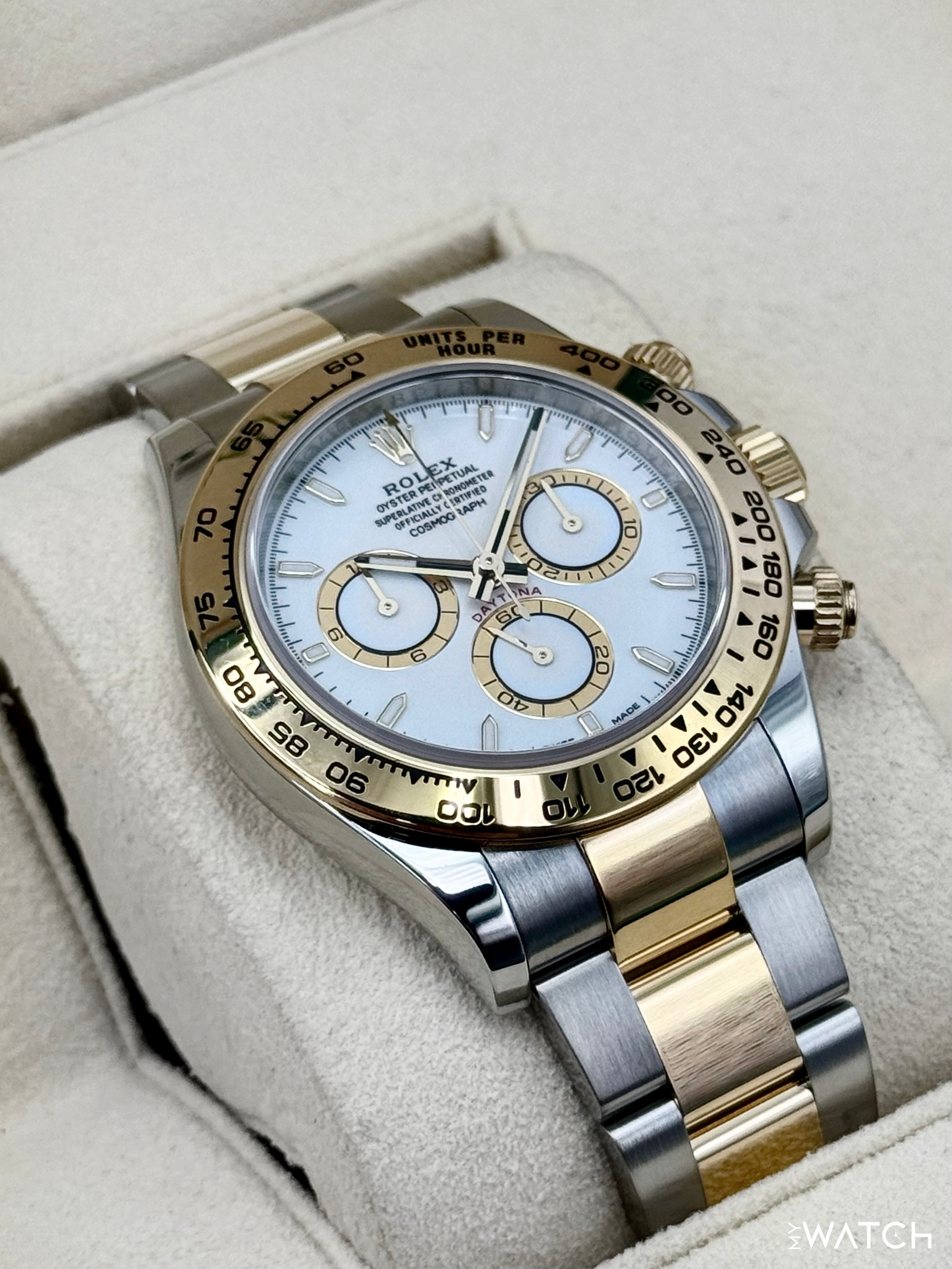 2024 Rolex Daytona 40mm 126503 Two-Tone White Dial - MyWatchLLC