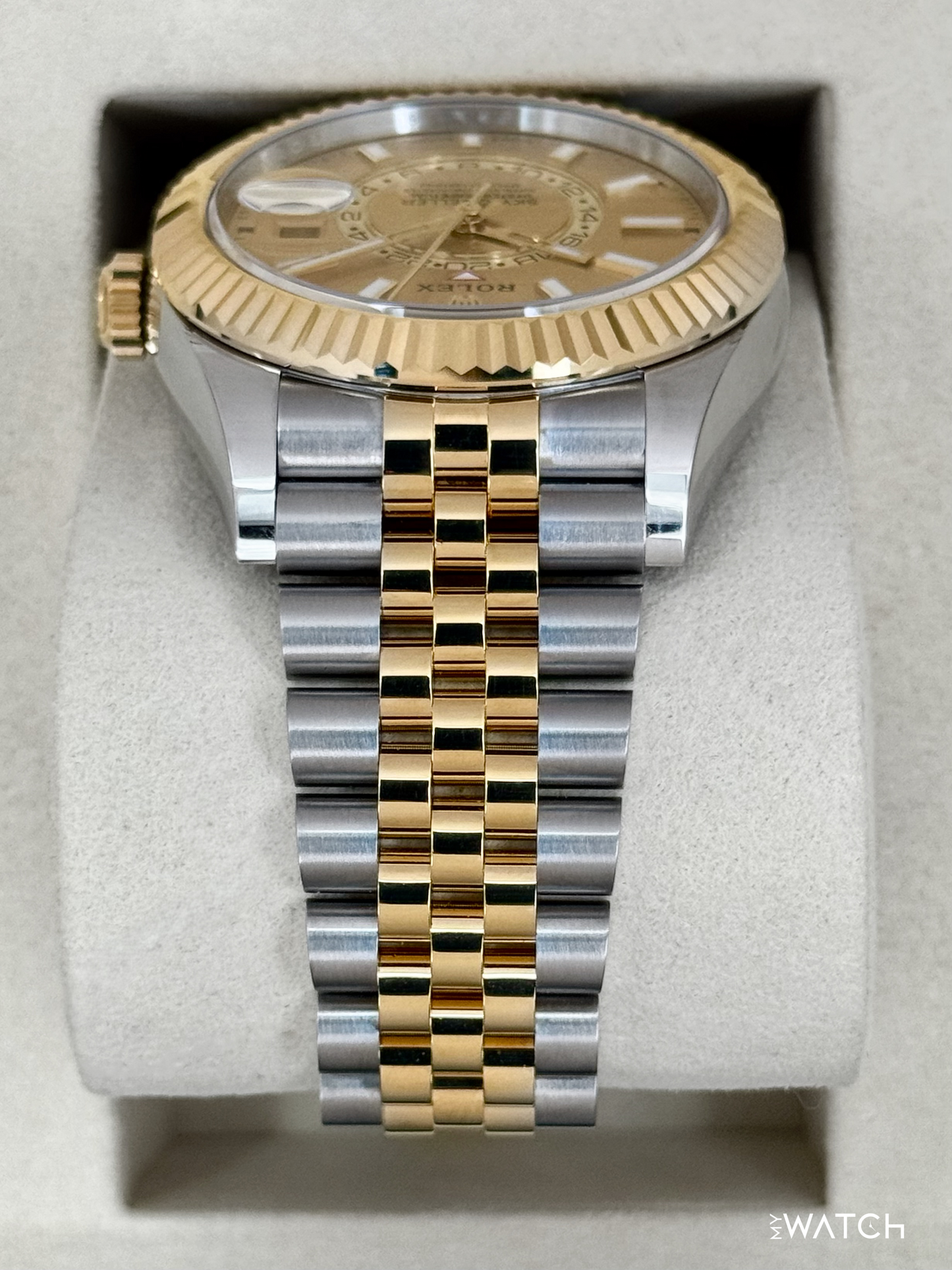 NEW 2025 Rolex Sky-Dweller 42mm 336933 Jubilee Champagne Dial - MyWatchLLC