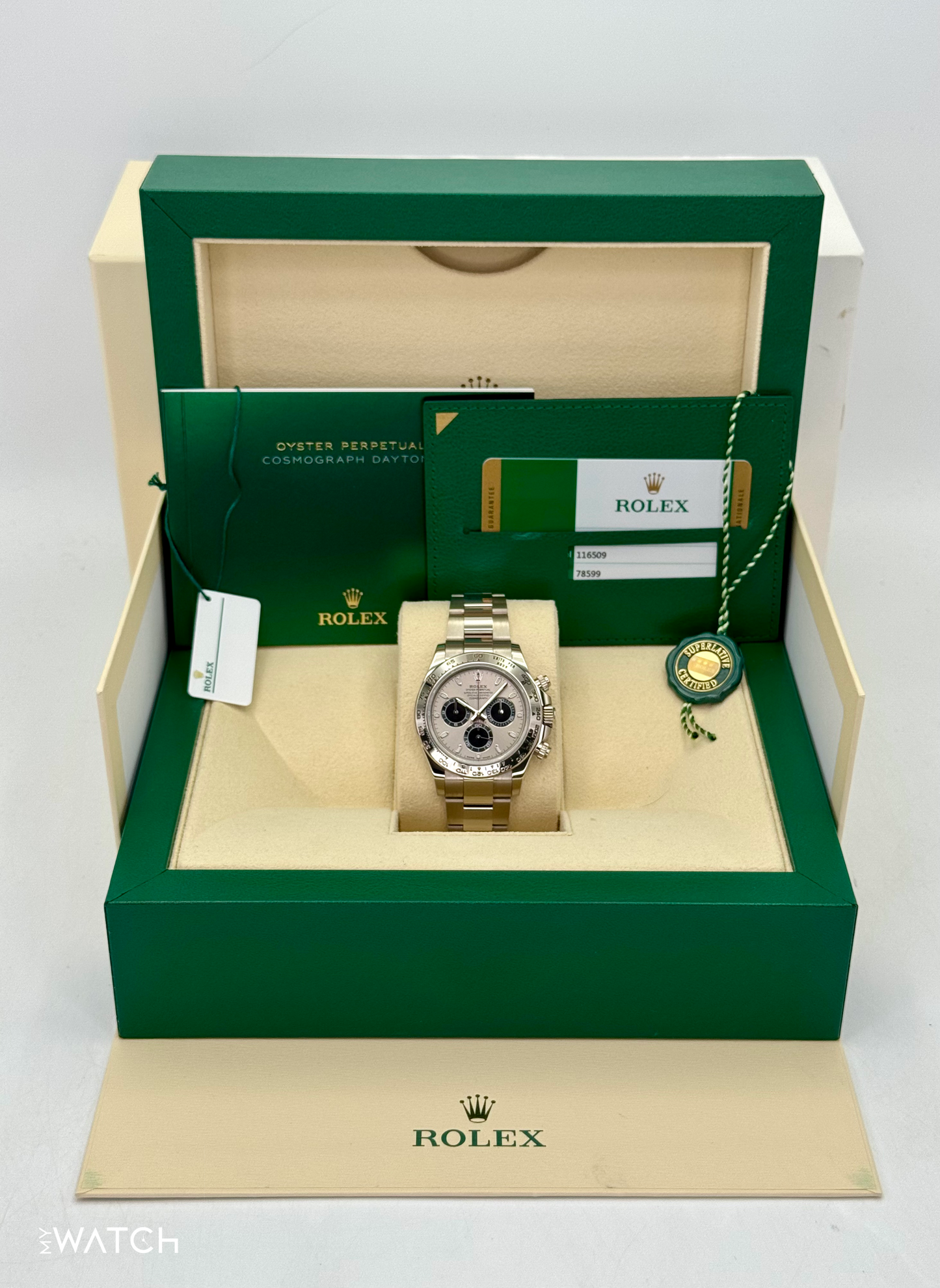 2019 Rolex Daytona 40mm 116509 White Gold Silver Ghost Dial