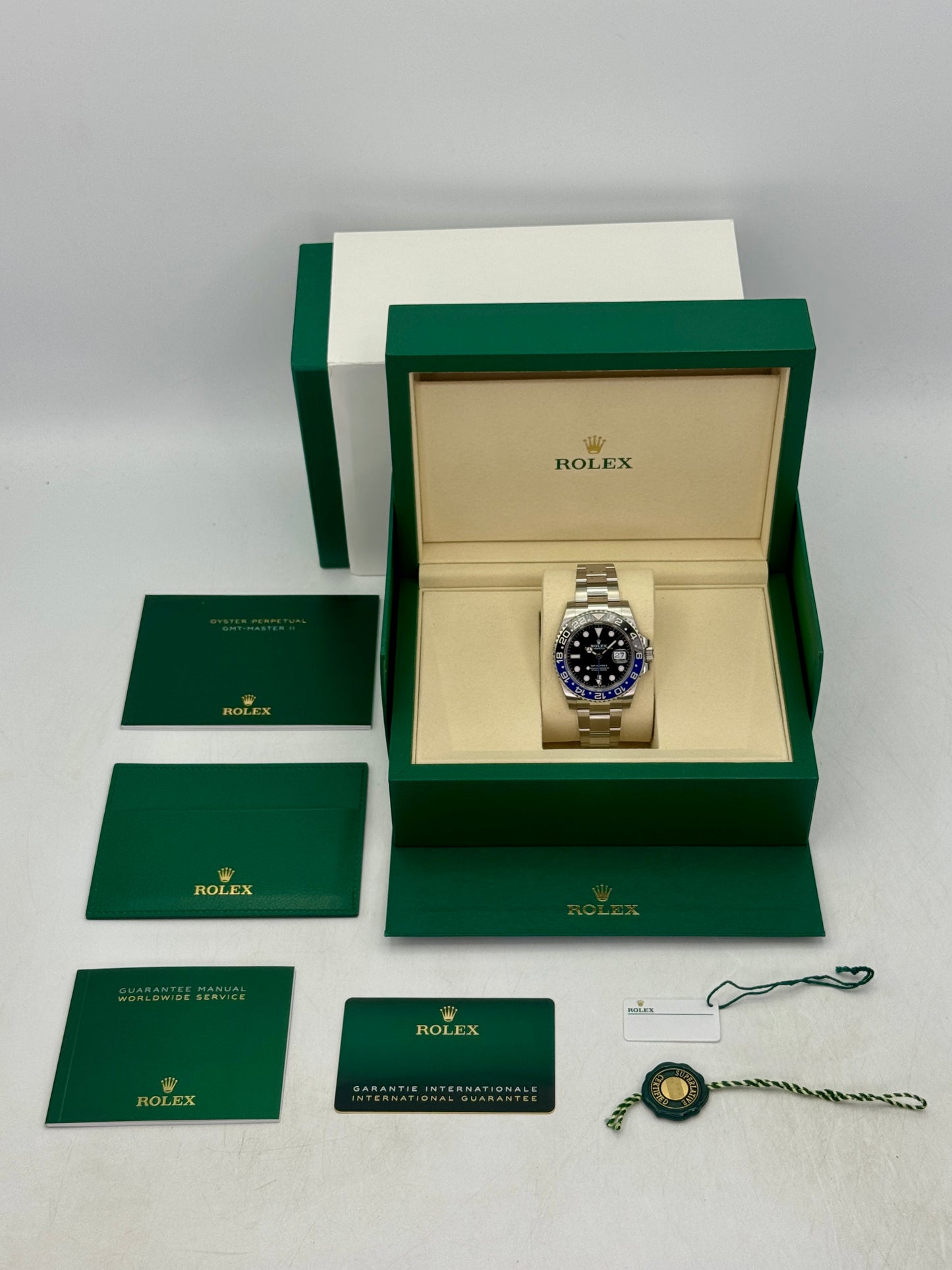 NEW 2026 Rolex GMT-Master II Batman 40mm 126710BLNR Oyster (STICKERED)