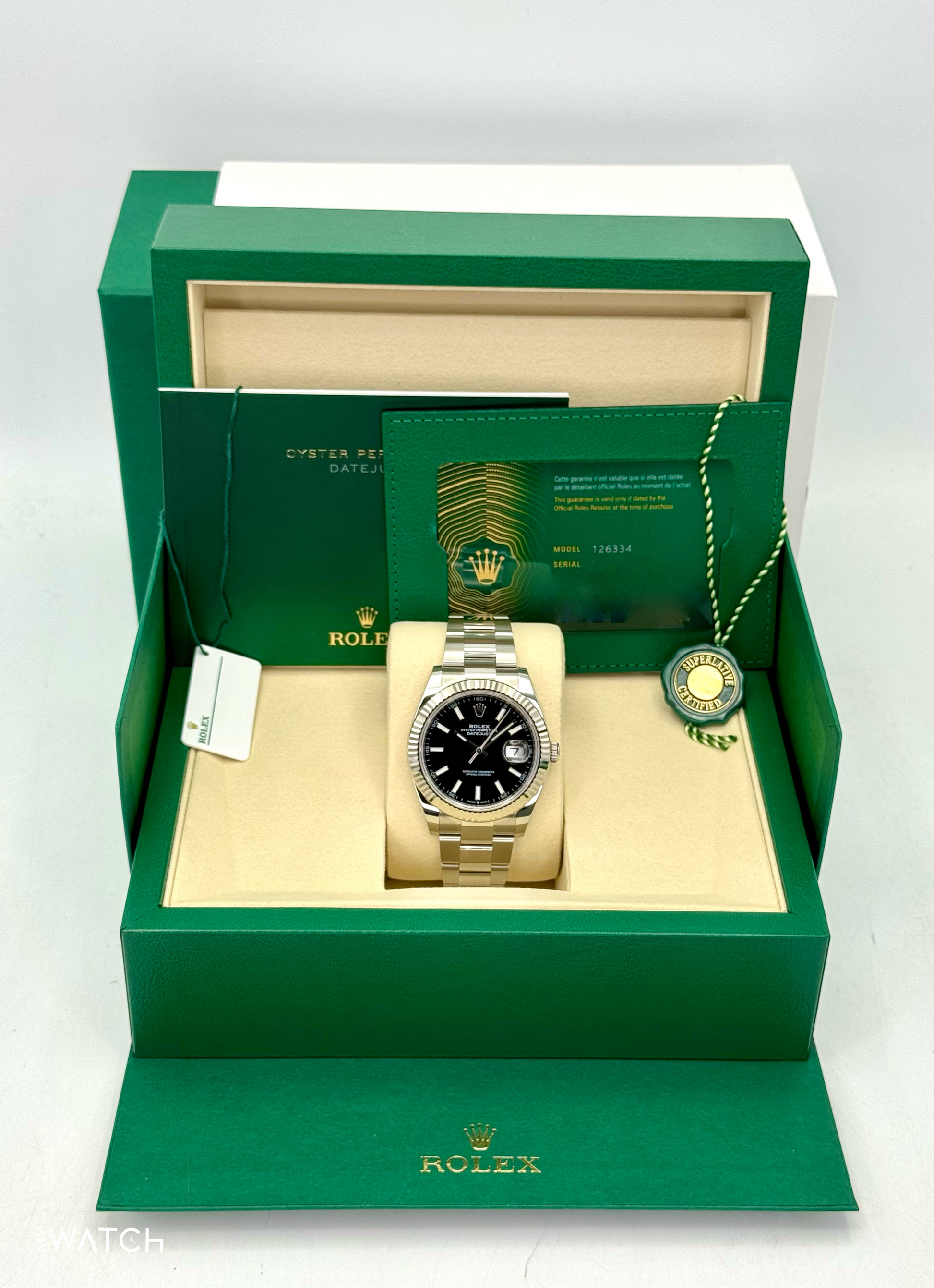 ROLEX ジュエリーボックス グリーン Rolex Green Box With Link 30.00.08 for Oyster watch | eBay
