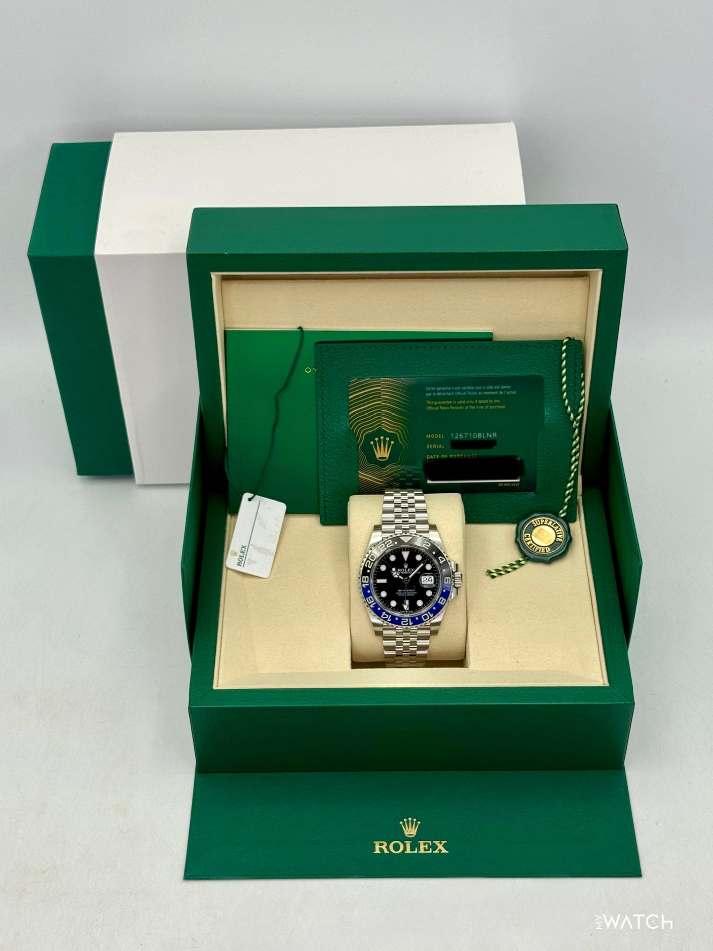 2025 Rolex GMT-Master II "Batgirl" 40mm 126710BLNR Jubilee - MyWatchLLC