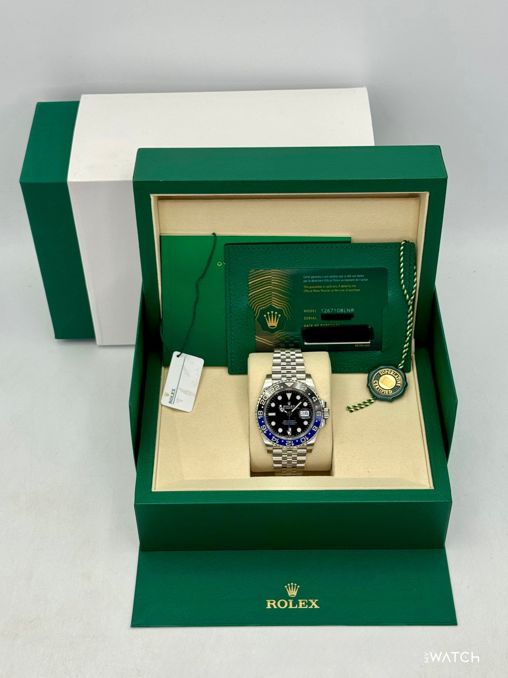 2025 Rolex GMT-Master II "Batgirl" 40mm 126710BLNR Jubilee - MyWatchLLC
