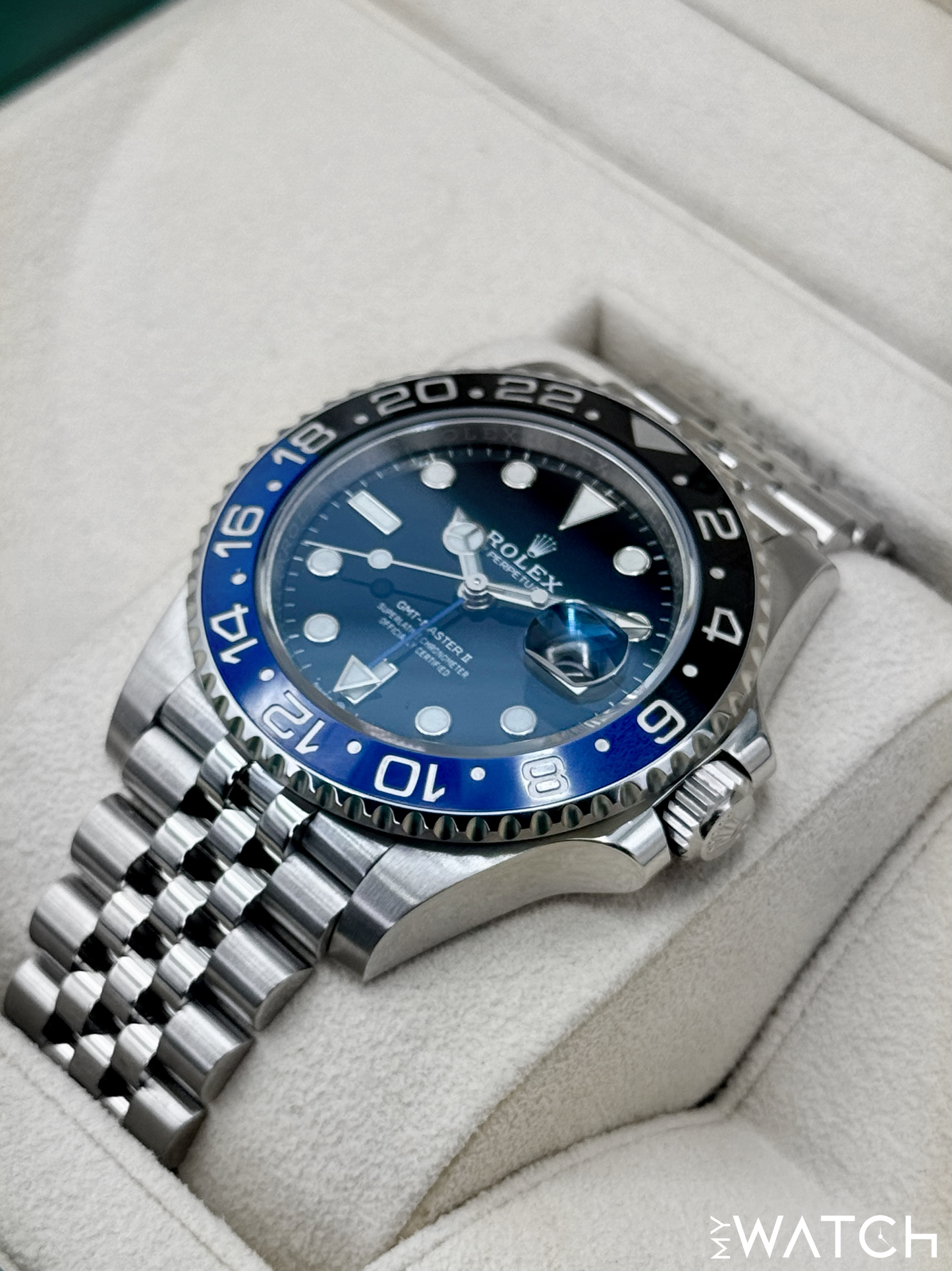 2022 Rolex GMT-Master II "Batgirl" 40mm 126710BLNR Jubilee