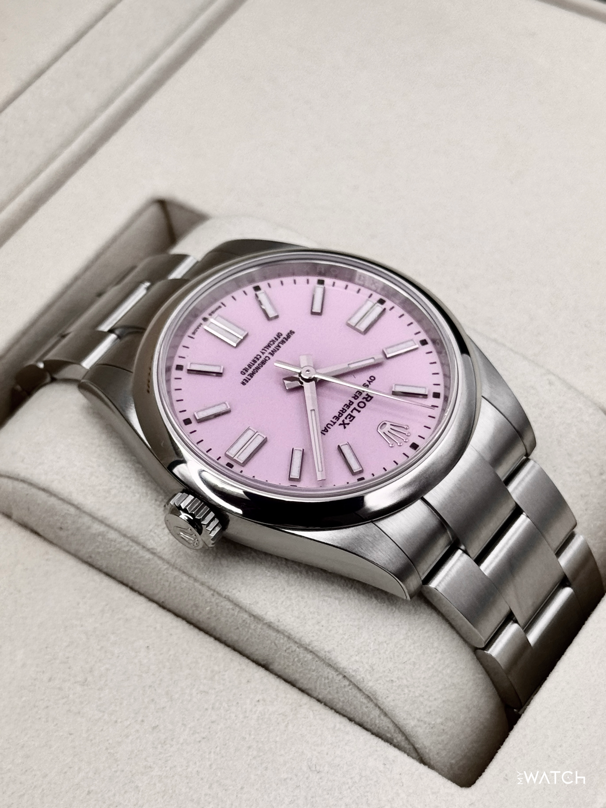 NEW 2026 Rolex Oyster Perpetual 41mm 134300 Candy Pink Dial (STICKERED) - MyWatchLLC