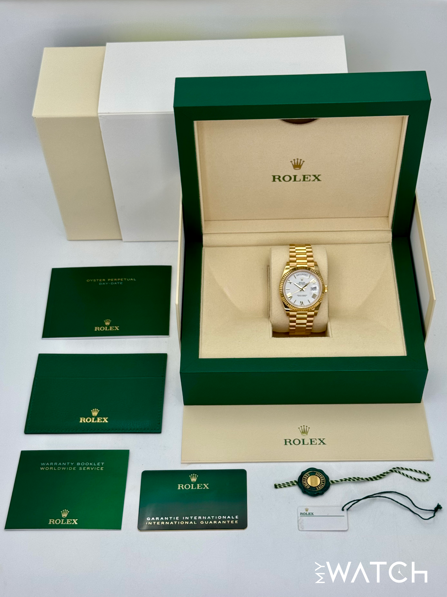 NEW 2025 Rolex Day-Date 40mm 228238 Presidential White Dial