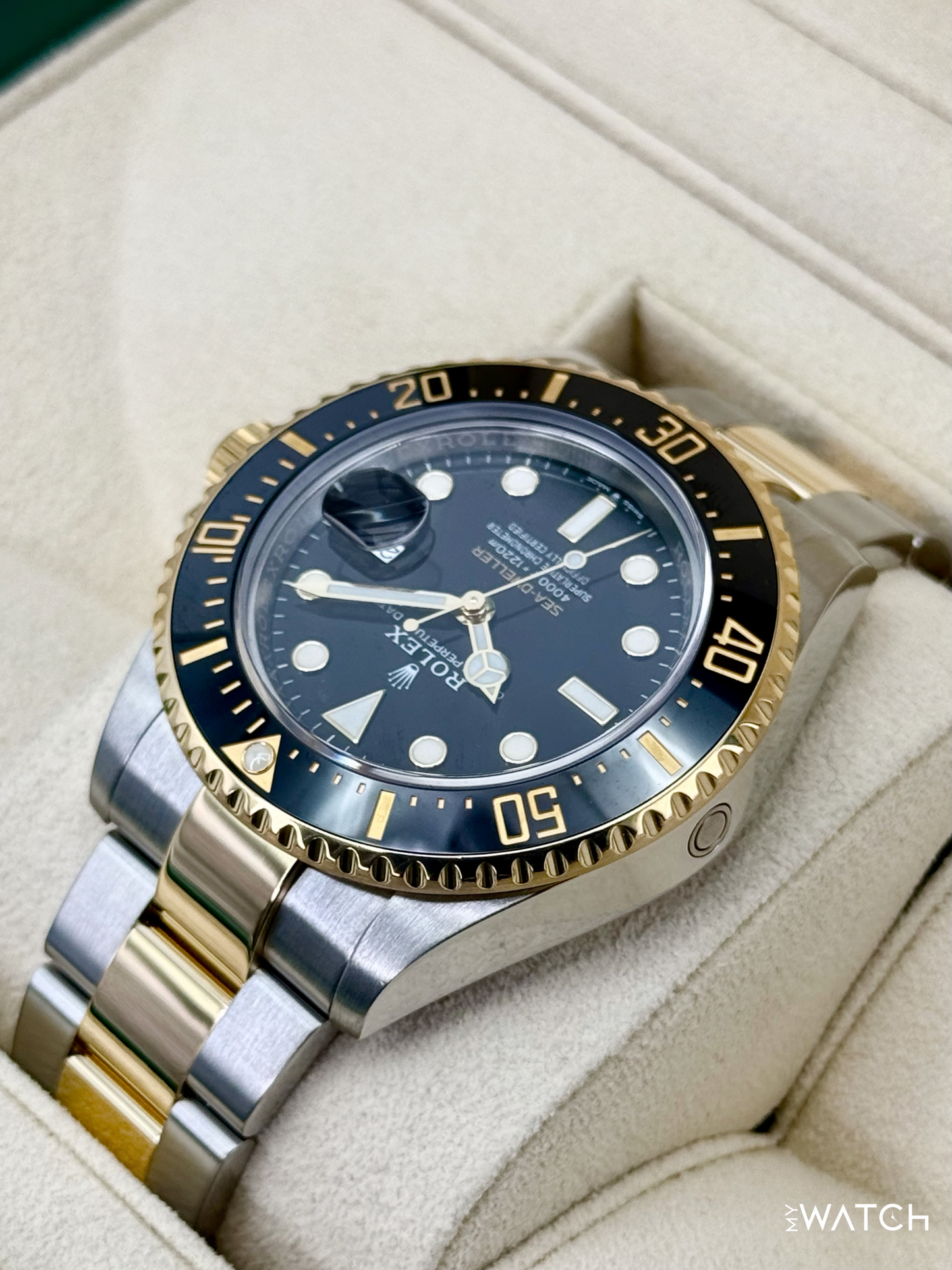 2022 Rolex Sea-Dweller 43mm 126603 Two-Tone Black Dial - MyWatchLLC