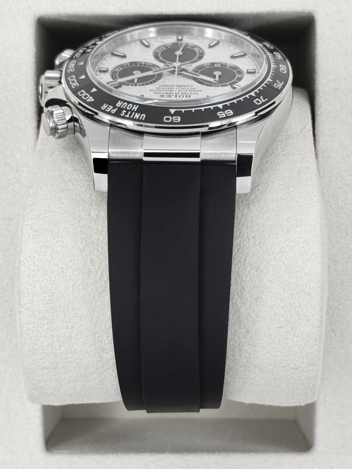 NEW 2026 Rolex Daytona 40mm 126519LN White Gold Oysterflex Meteorite Dial - MyWatchLLC