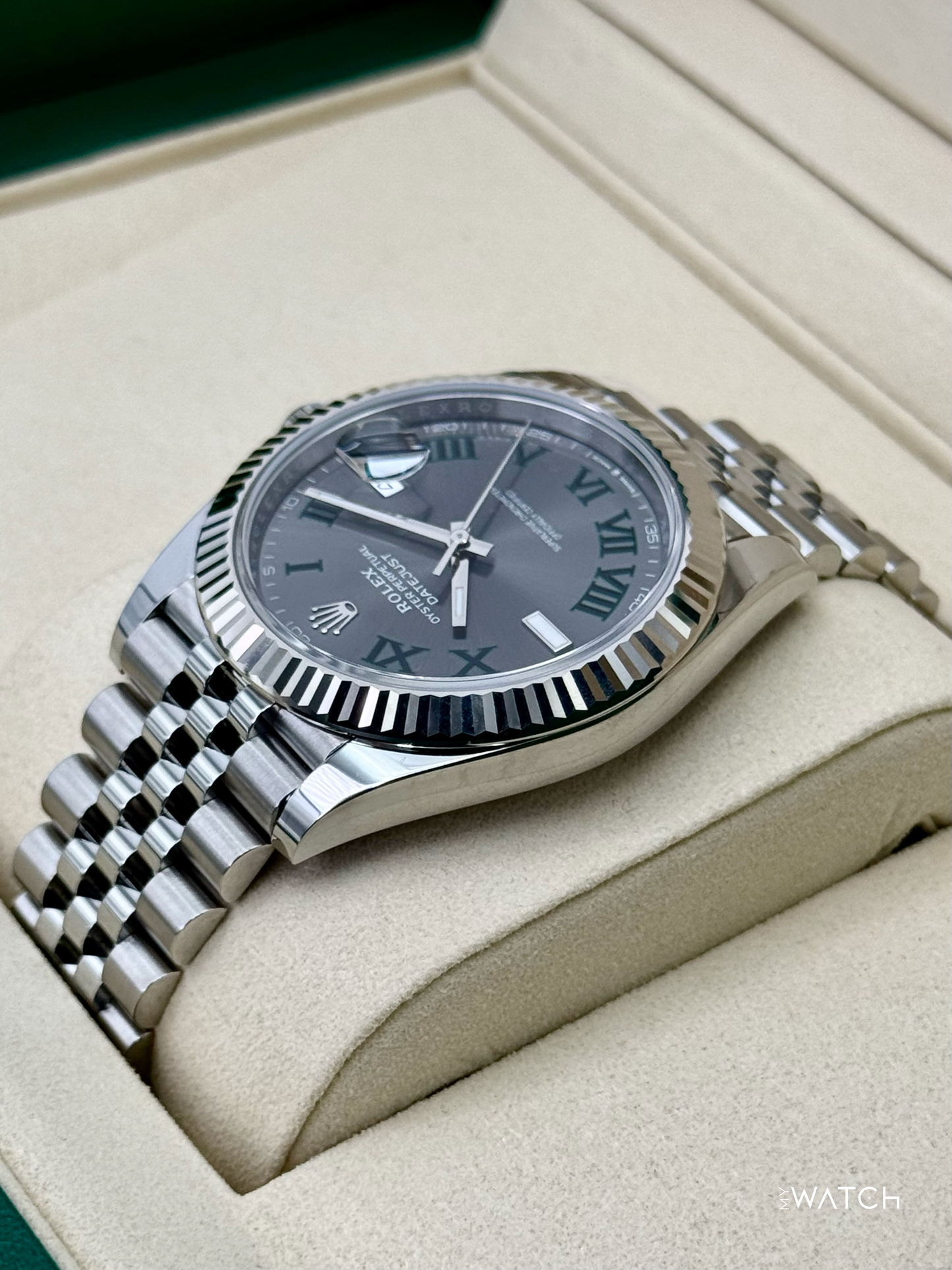 NEW 2025 Rolex Datejust 41mm 126334 Jubilee Wimbledon Dial (STICKERED)