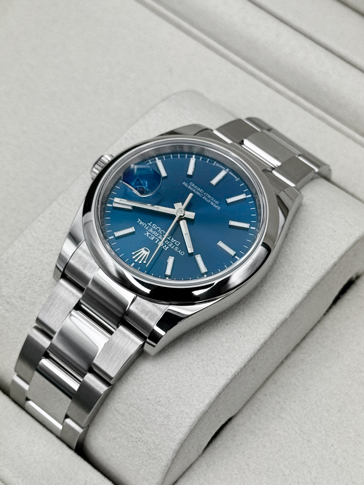 NEW 2026 Rolex Datejust 36mm 126200 Stainless Steel Oyster Blue Dial