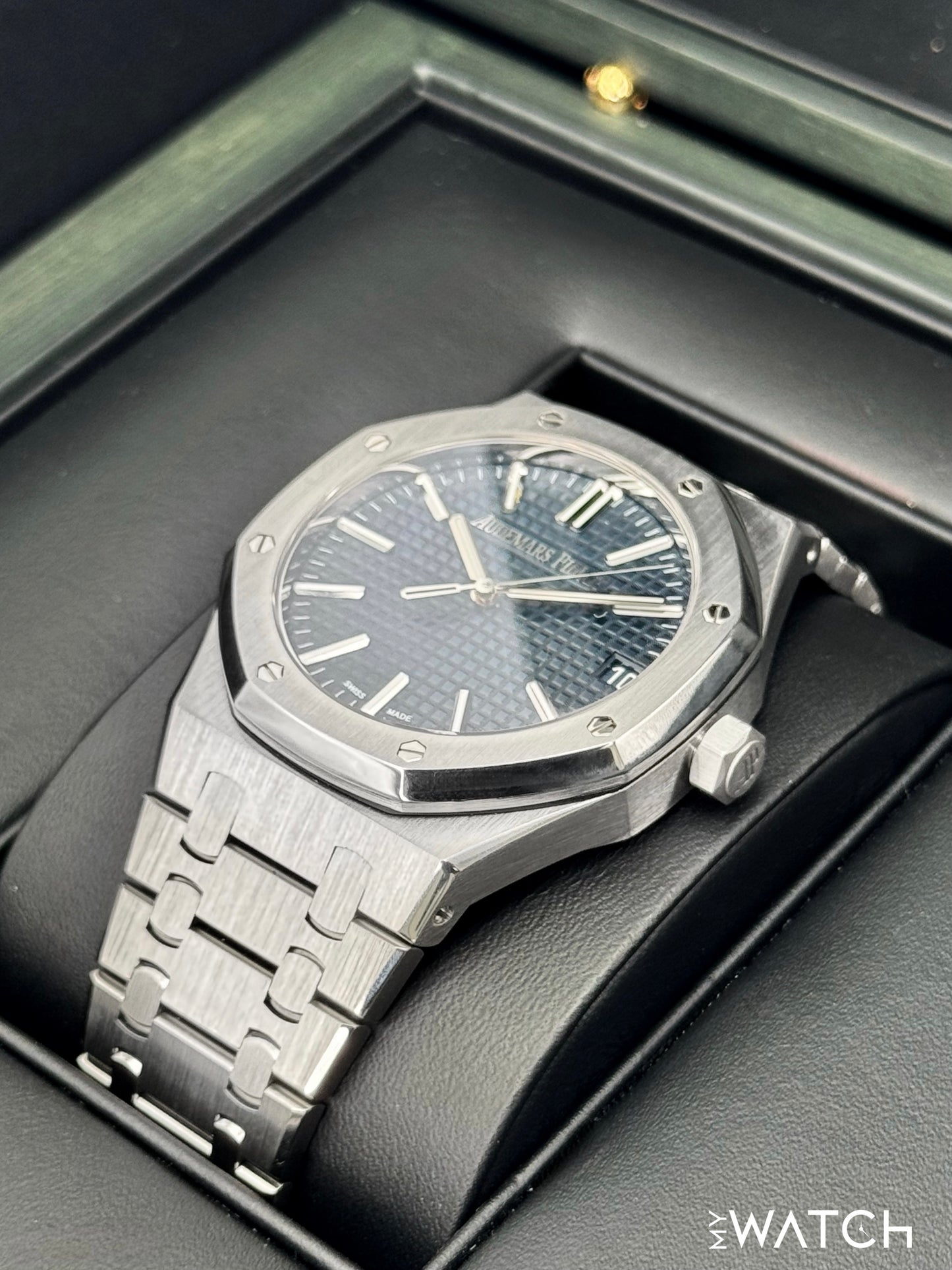 2023 Audemars Piguet  Royal Oak  41mm 15510ST Stainless Steel Blue Dial