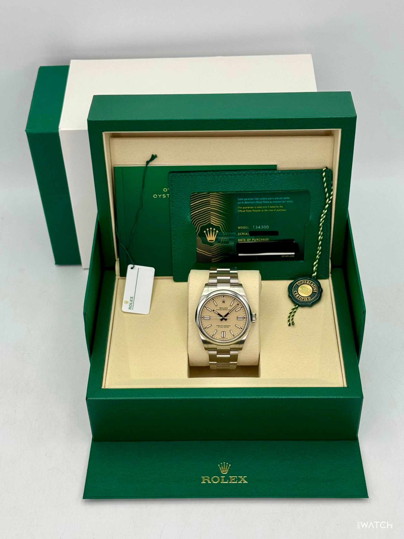 NEW 2026 Rolex Oyster Perpetual 41mm 134300 Beige Dial - MyWatchLLC