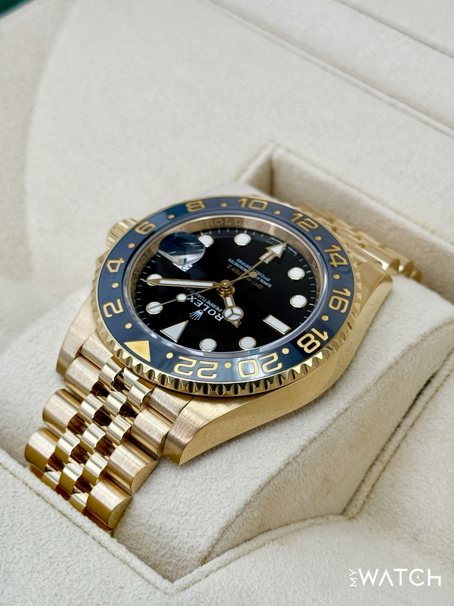 2023 Rolex GMT-Master II 40mm 126718GRNR Jubilee Black Dial