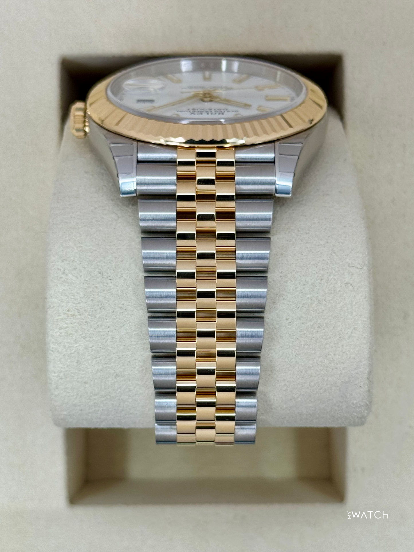 NEW 2025 Rolex Datejust 41mm 126333 Two-Tone Jubilee White Dial (STICKERED)