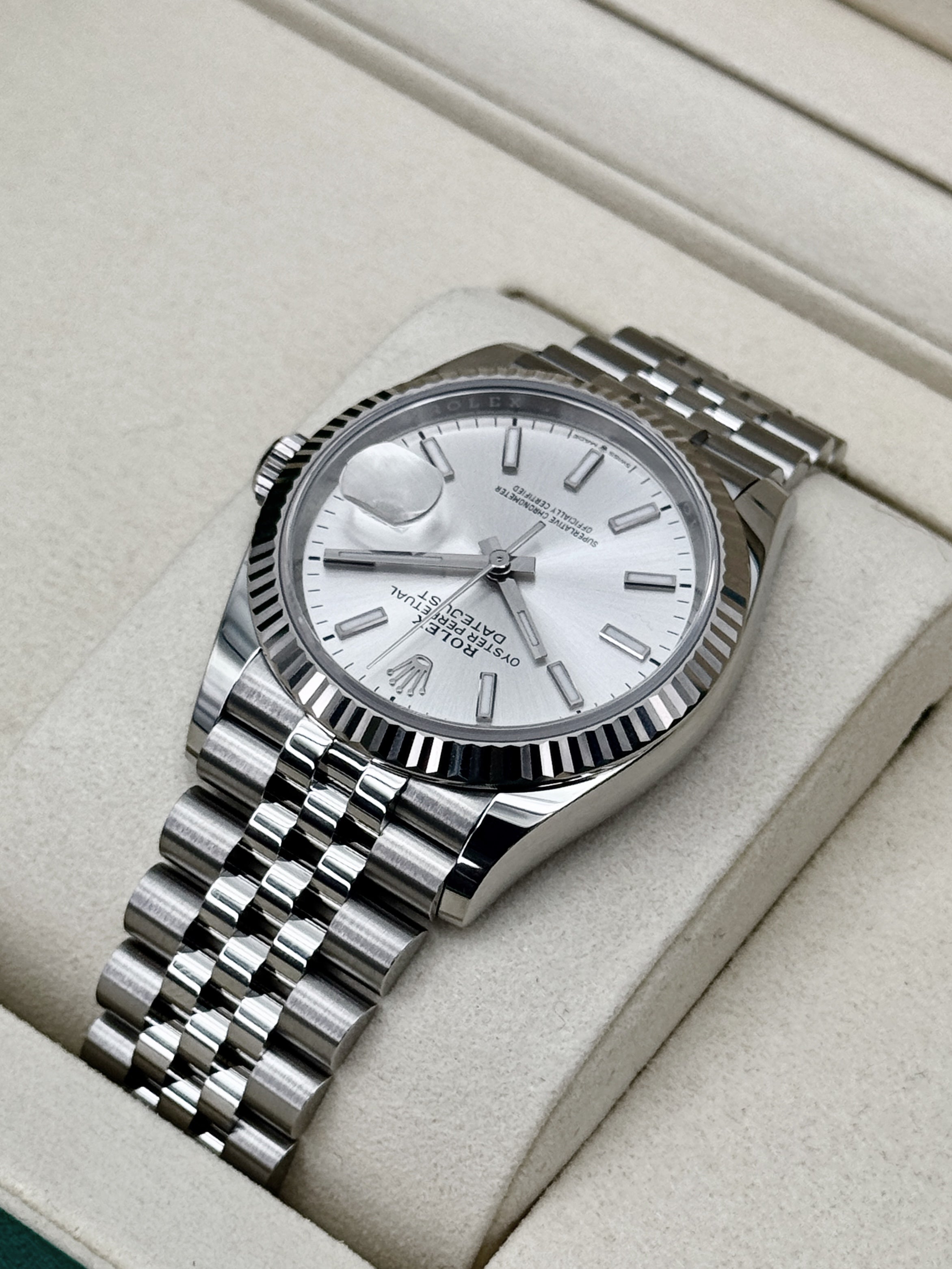 NEW 2026 Rolex Datejust 36mm 126234 Stainless Steel Jubilee Silver Dia