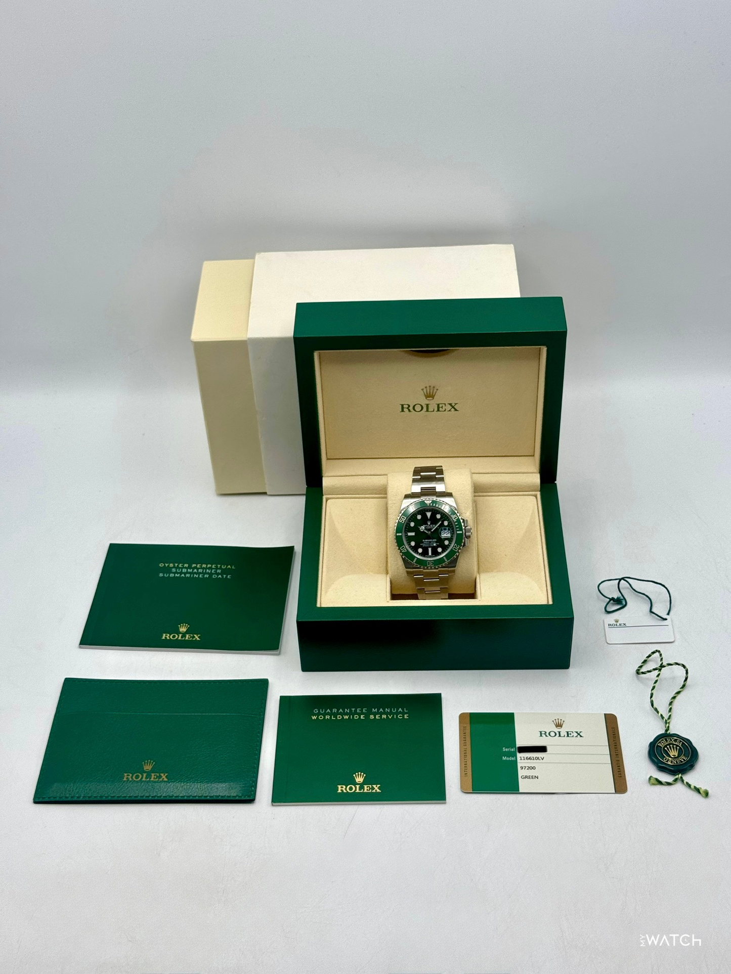 2017 Rolex Submariner “Hulk” 40mm 116610LV Green Dial - MyWatchLLC