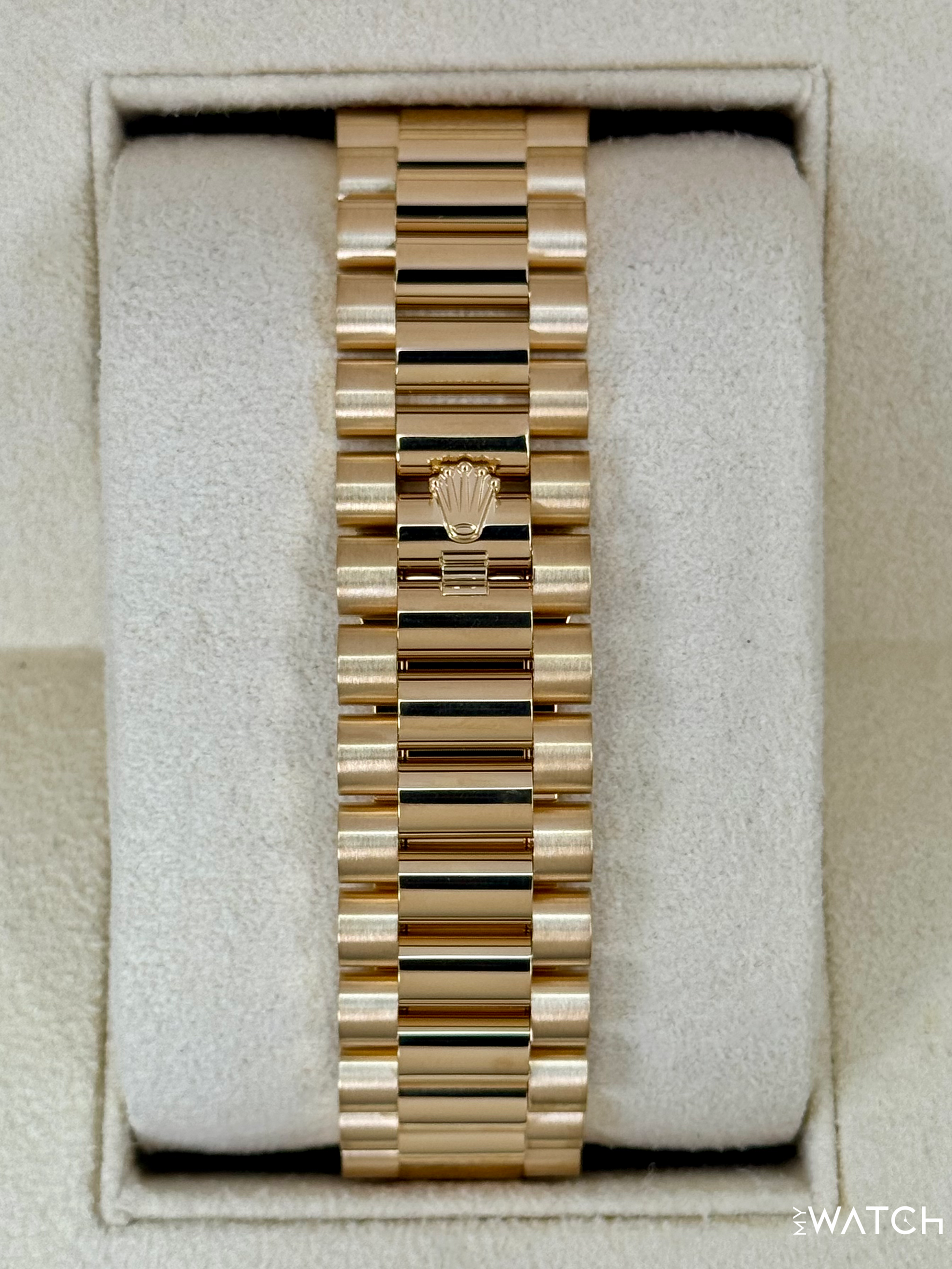 NEW 2025 Rolex Day-Date 40mm 228238 Presidential White Dial - MyWatchLLC